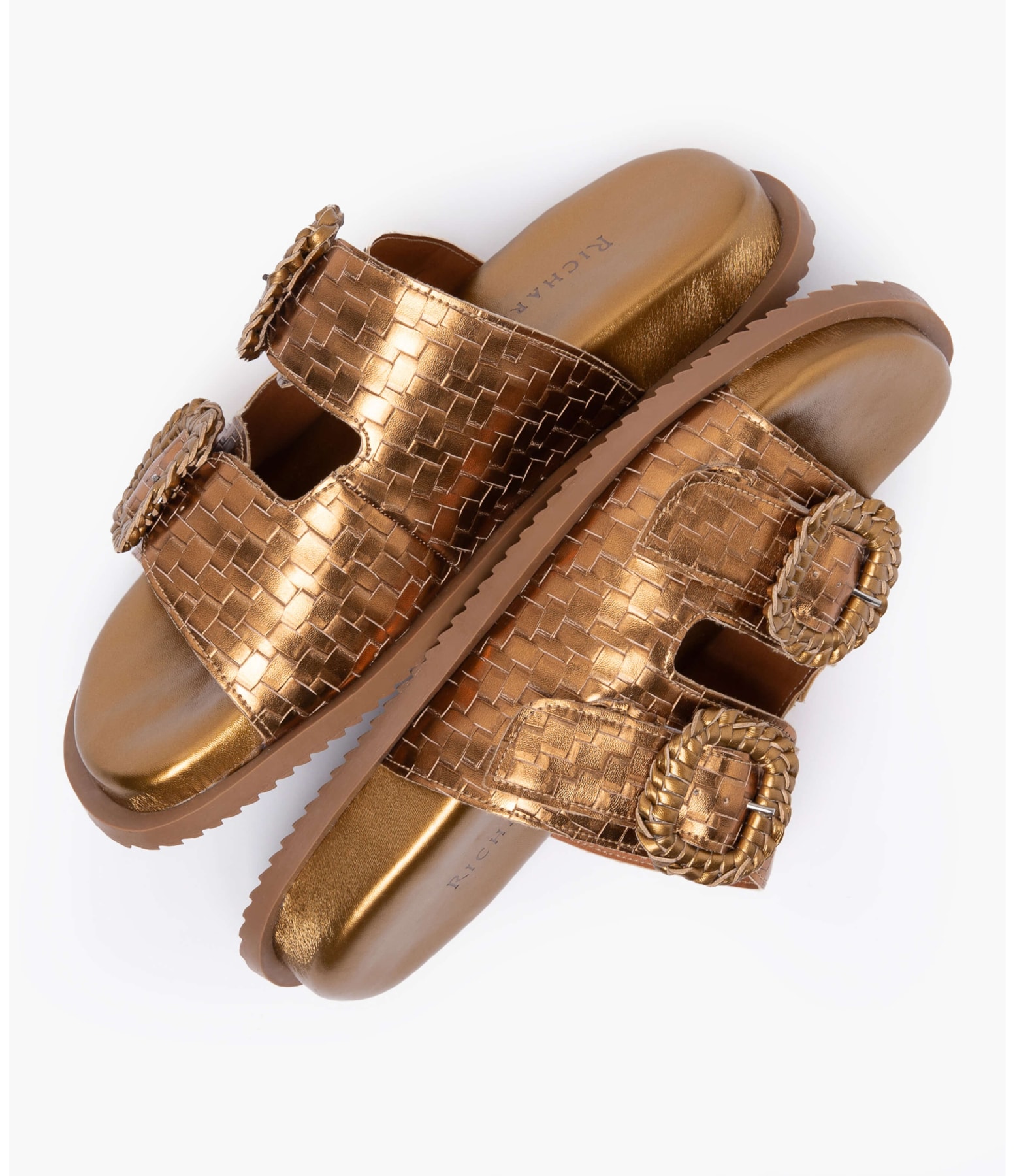 Sandália Handcrafted Rch Dourado