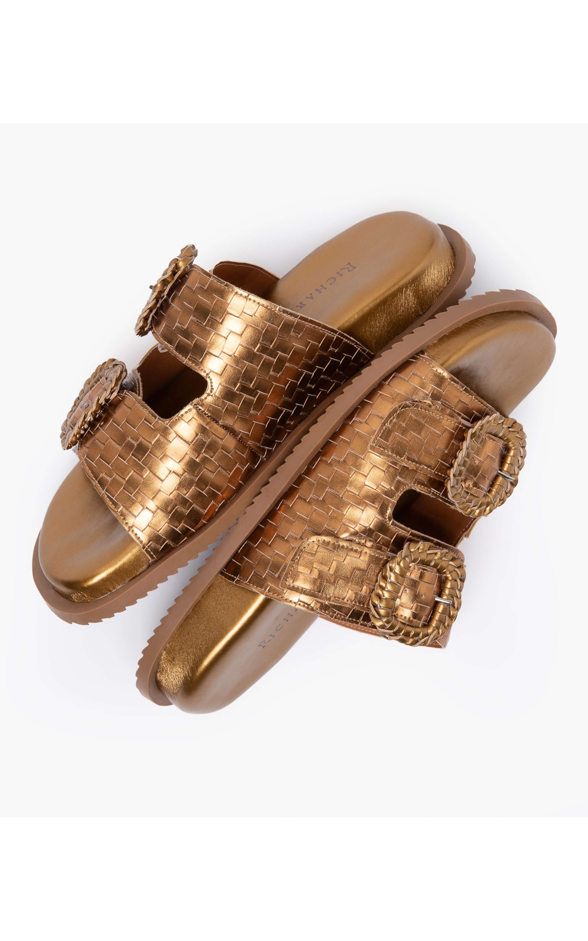 Sandália Handcrafted Rch Dourado