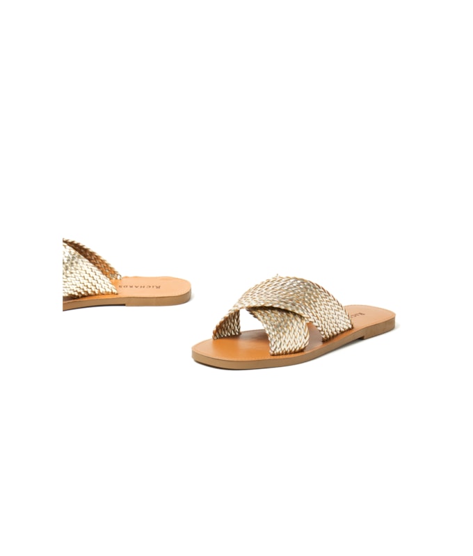 Sandalia June Rch Dourado