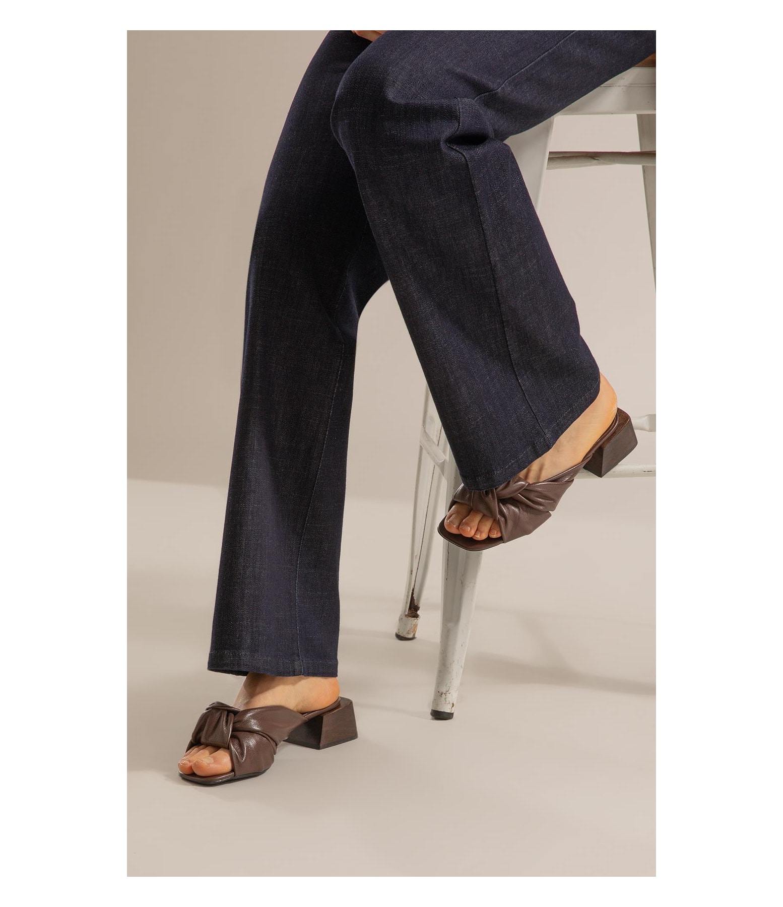 Sandália Mule Nora Rch Cafe