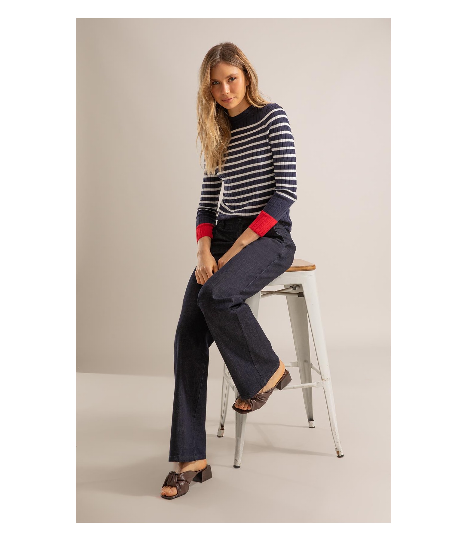 Sandália Mule Nora Rch Cafe