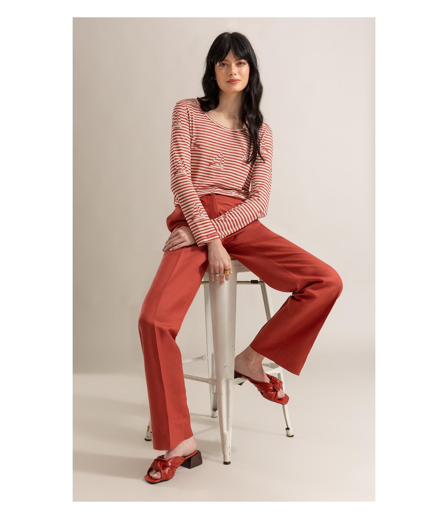 Sandália Mule Nora Rch Terra