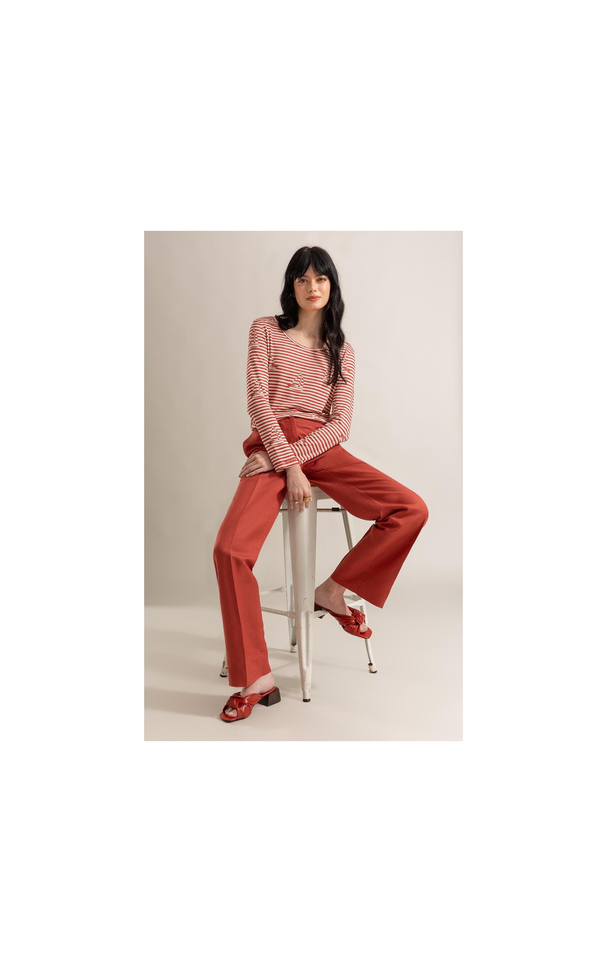 Sandália Mule Nora Rch Terra