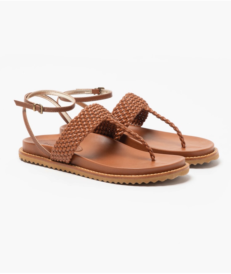 Sandália Sofia Camel