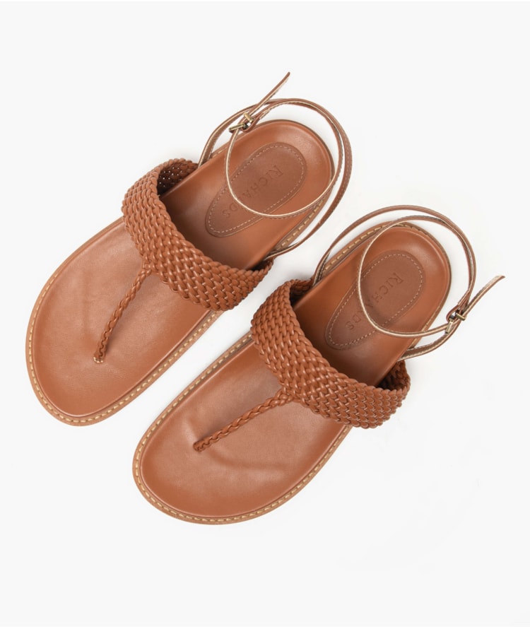 Sandália Sofia Camel