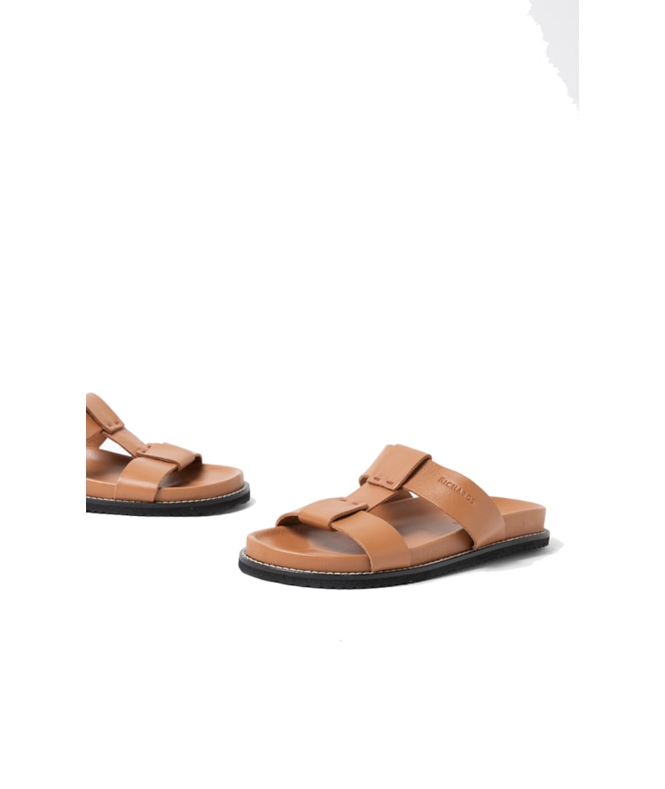 Sandália Sol Camel