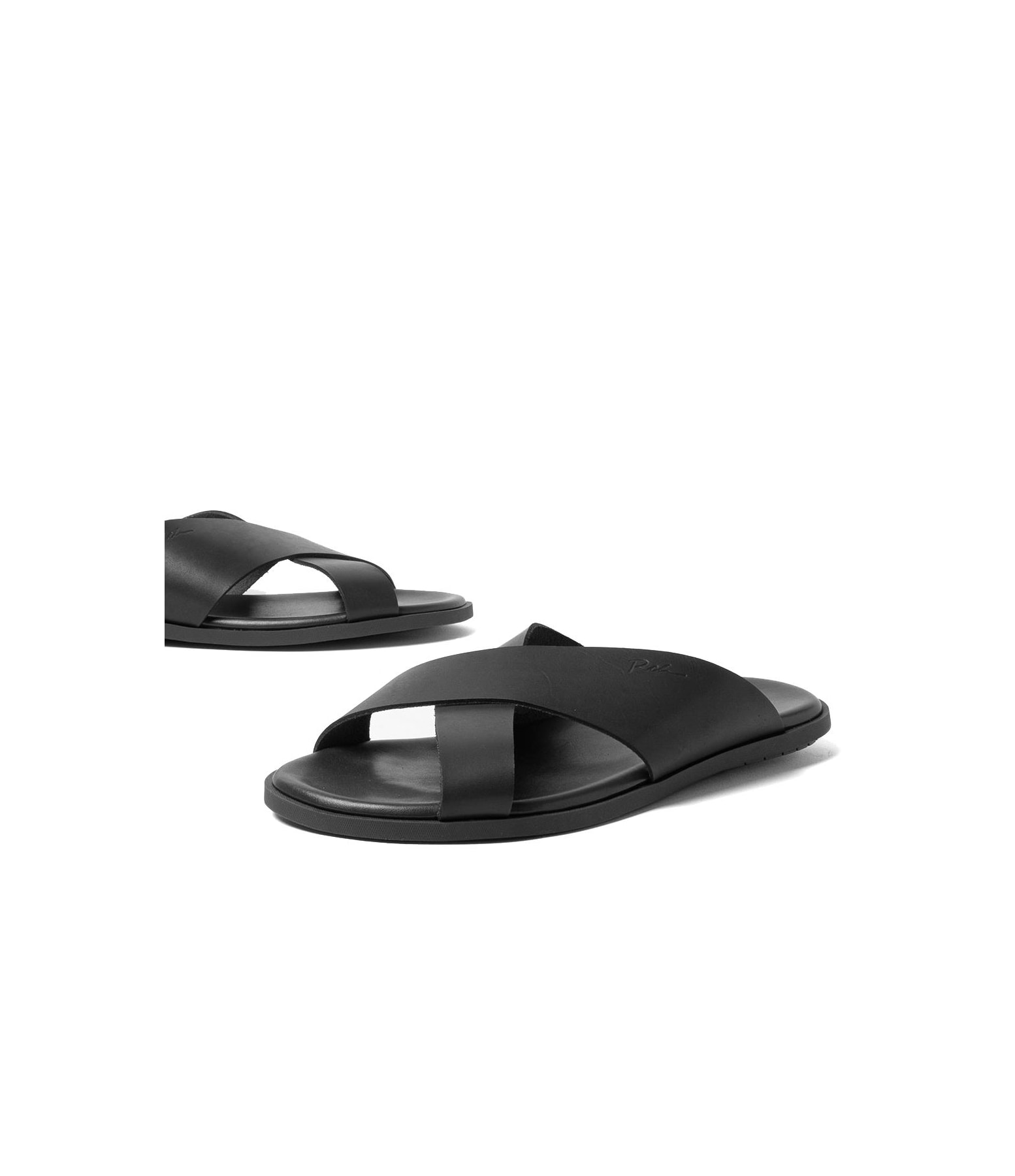Sandalia Tradicional  Flat Rch Preto