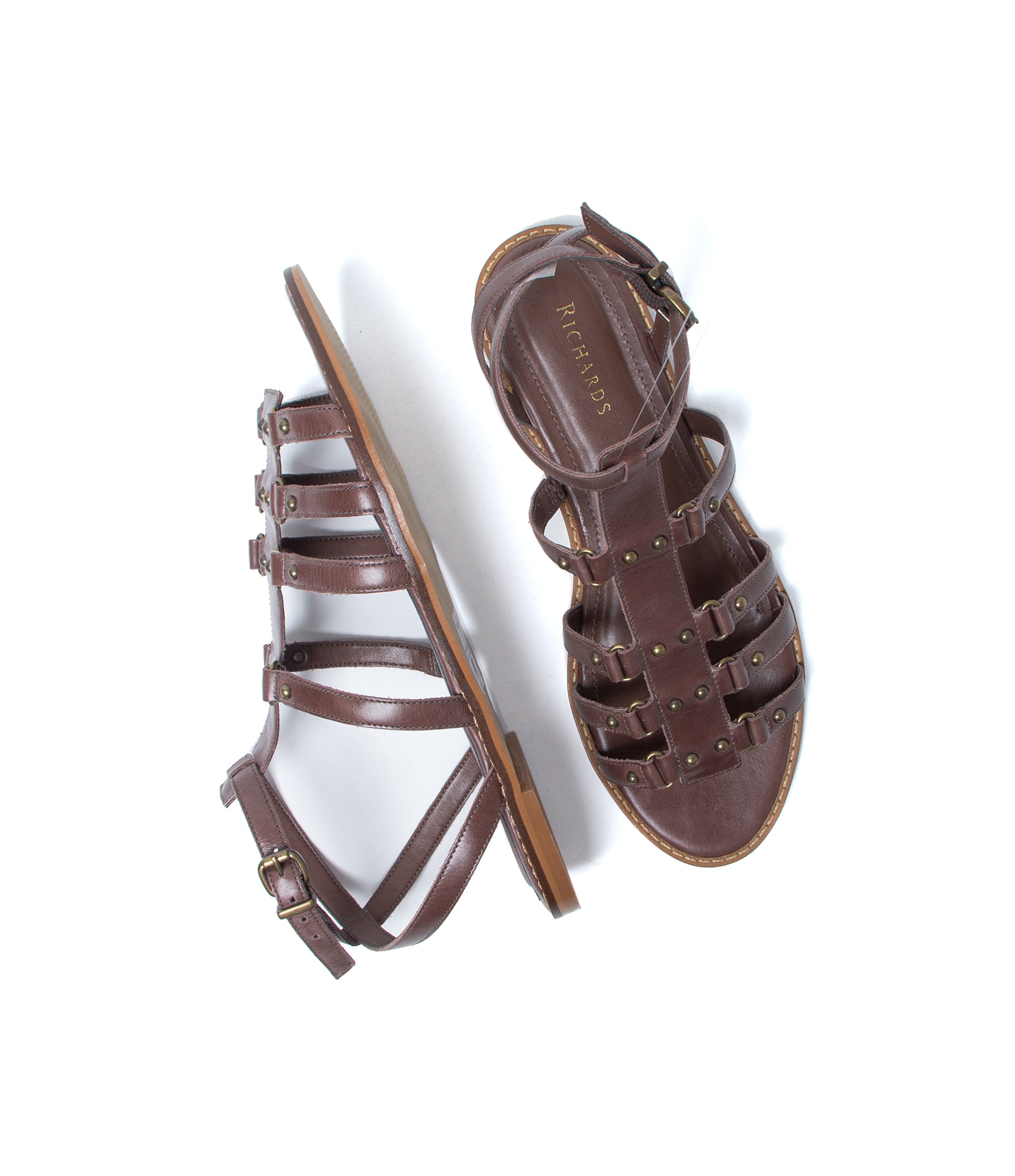 Sandalias Rustic Flat Rch Cafe
