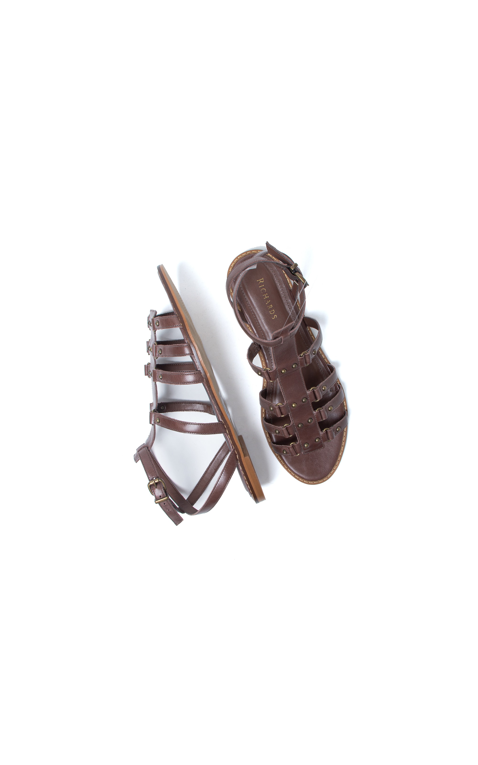 Sandalias Rustic Flat Rch Cafe