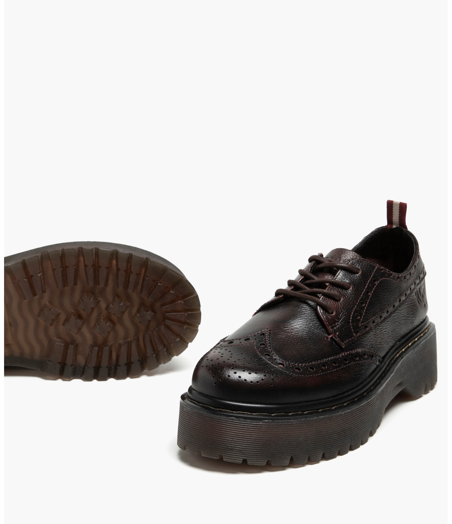 Sapato Oxford Altezza Dark Wine