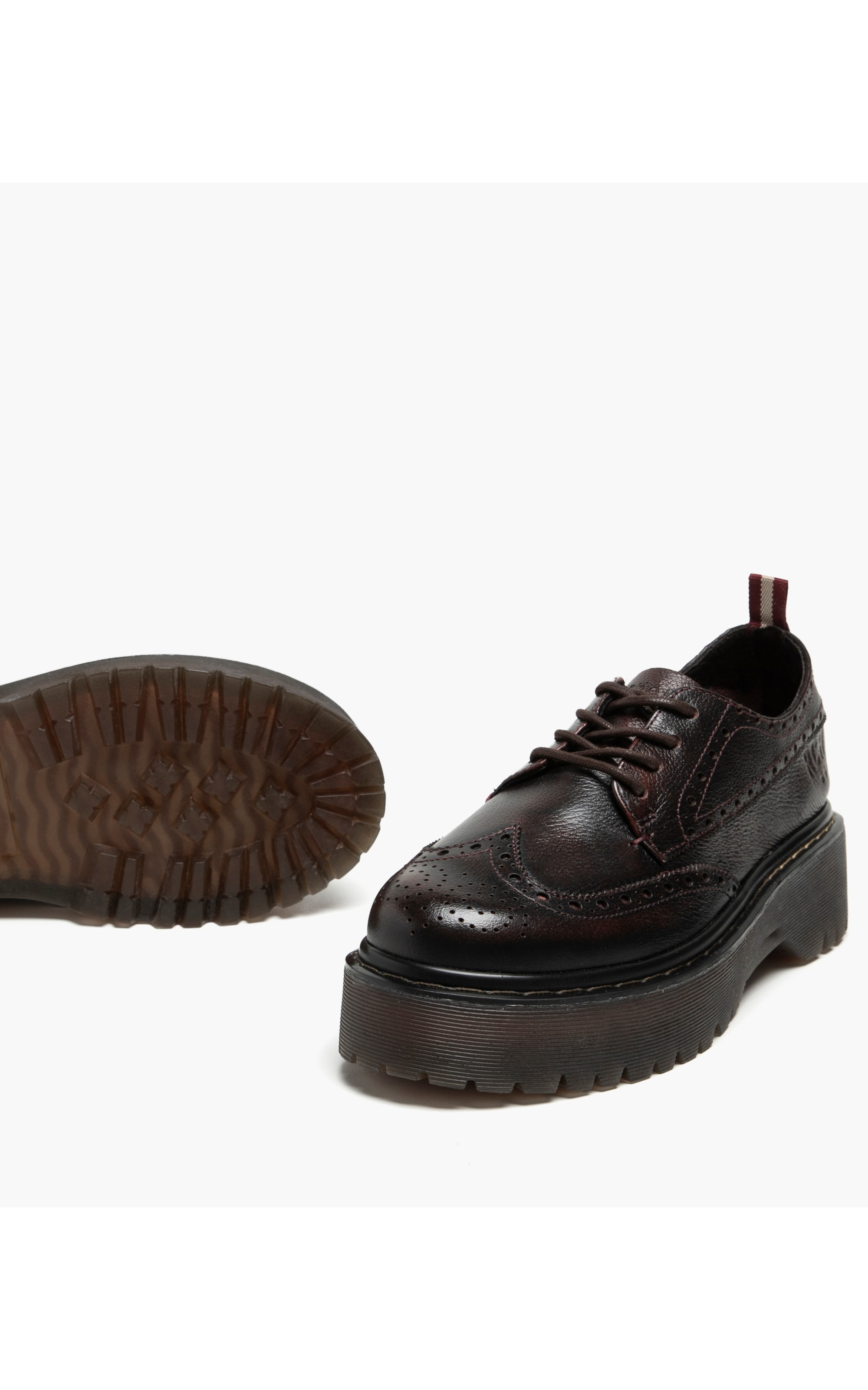 Sapato Oxford Altezza Dark Wine