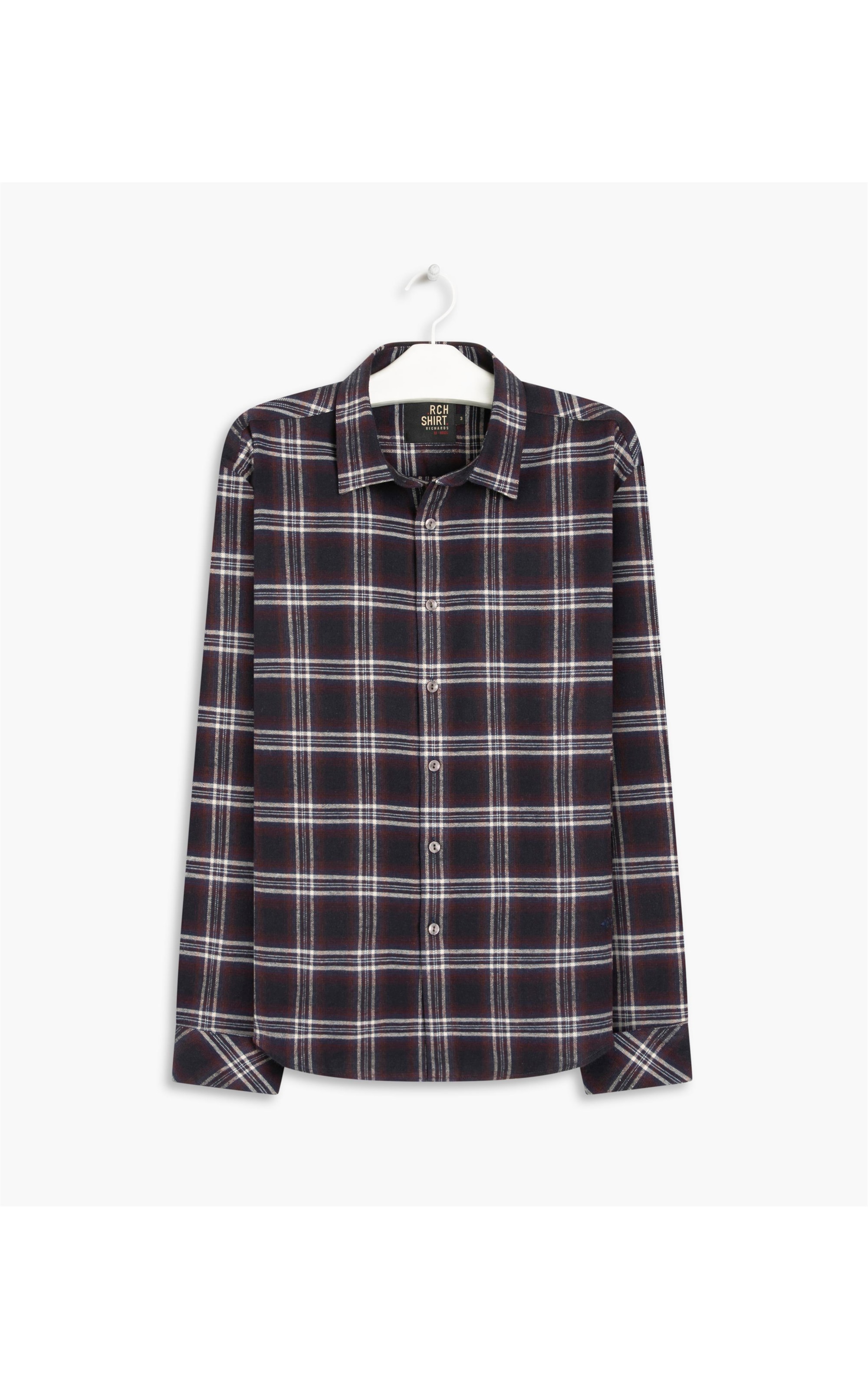 Shirt Flannel Chess 2 Ml Marinho