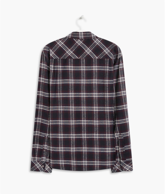 Shirt Flannel Chess 2 Ml Marinho