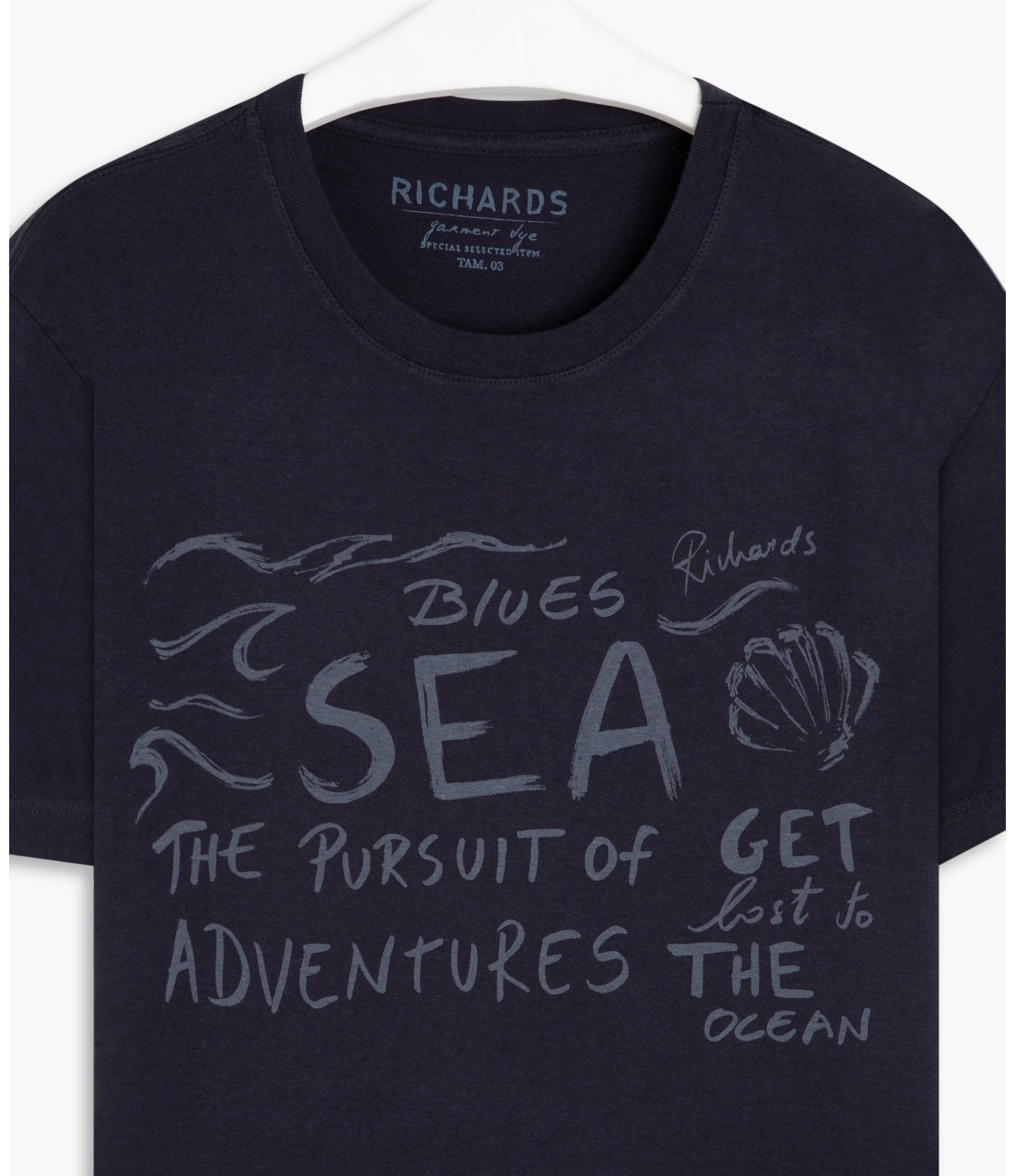  -Shirt Overdye Pursuit Dark Navy Mescla