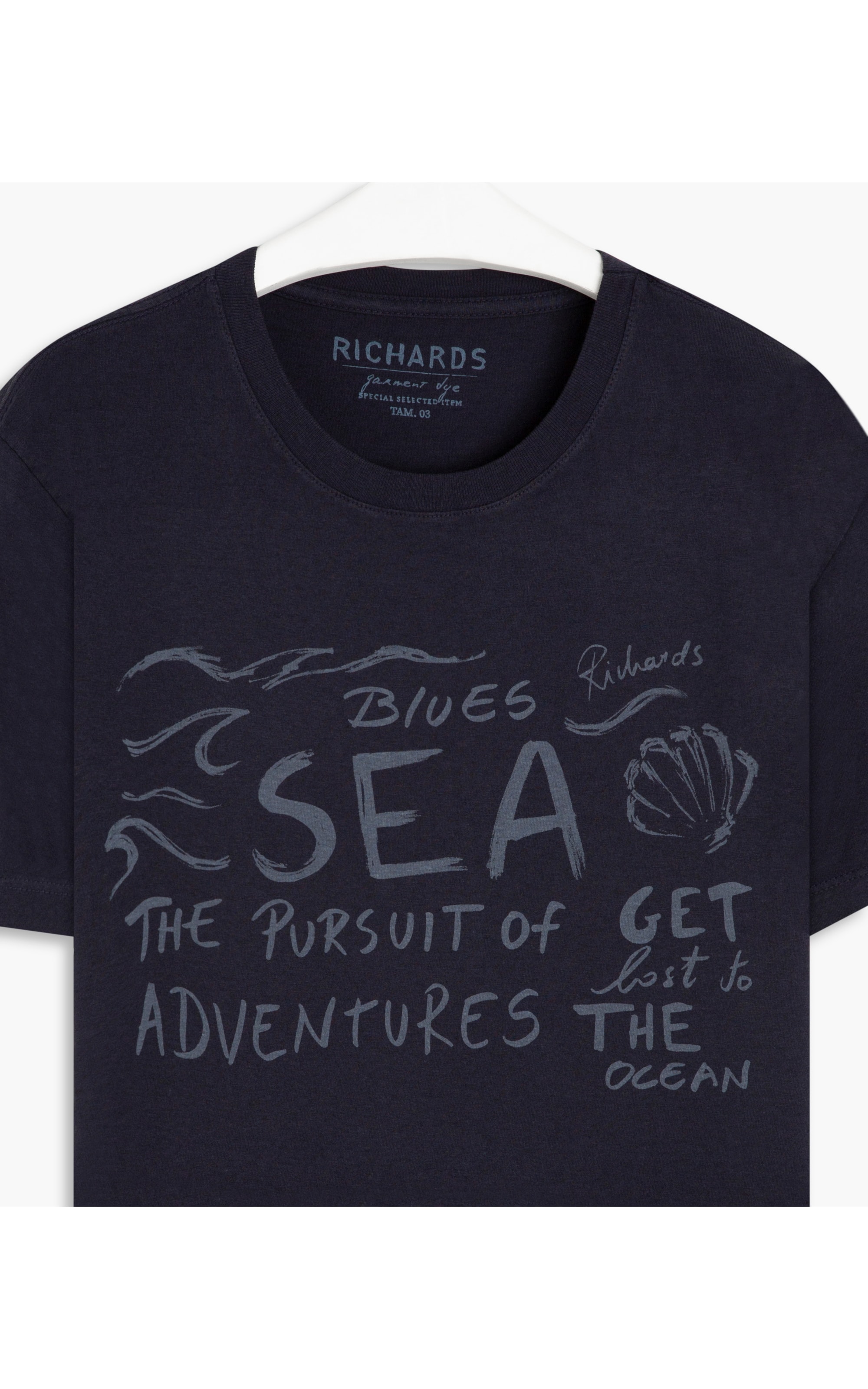  -Shirt Overdye Pursuit Dark Navy Mescla