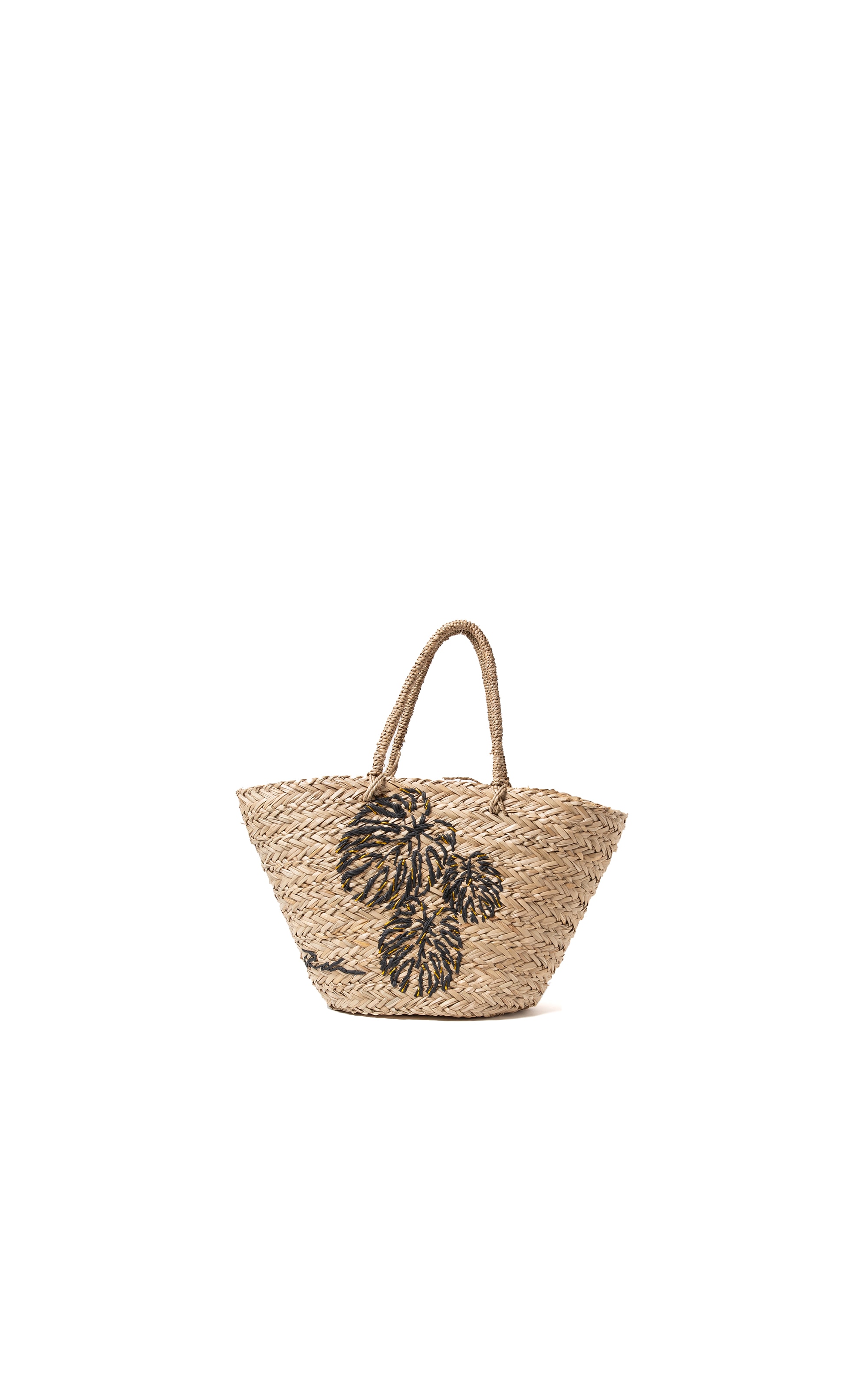 Shopping Bag Straw Sand Rch Cru