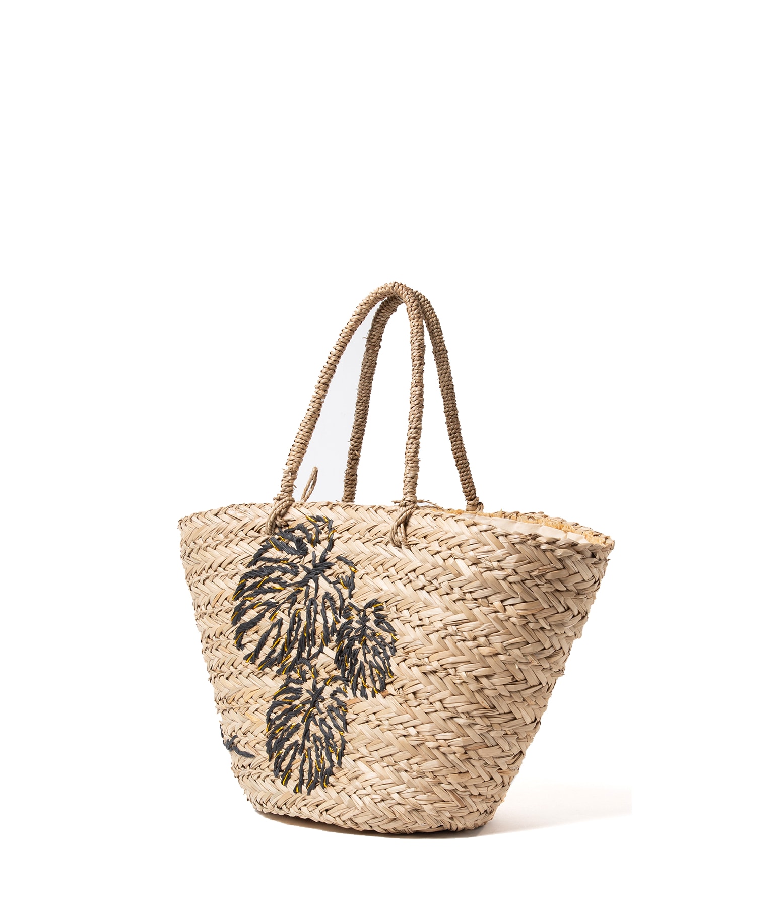 Shopping Bag Straw Sand Rch Cru