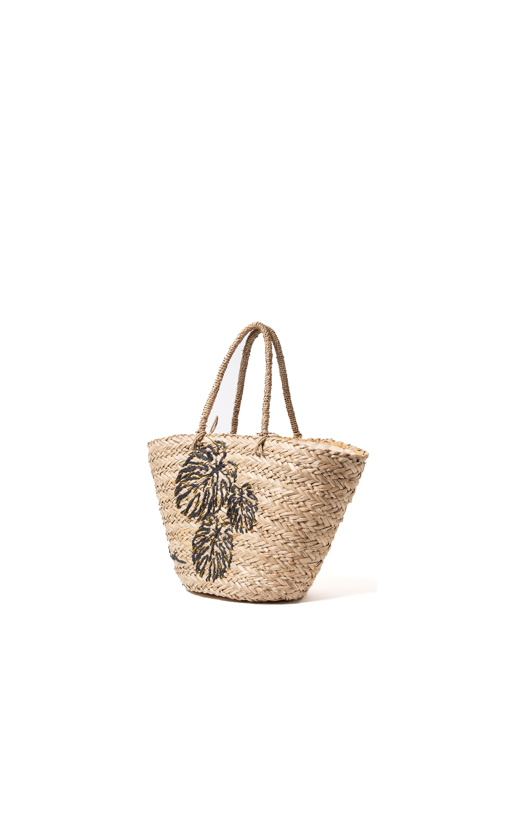 Shopping Bag Straw Sand Rch Cru