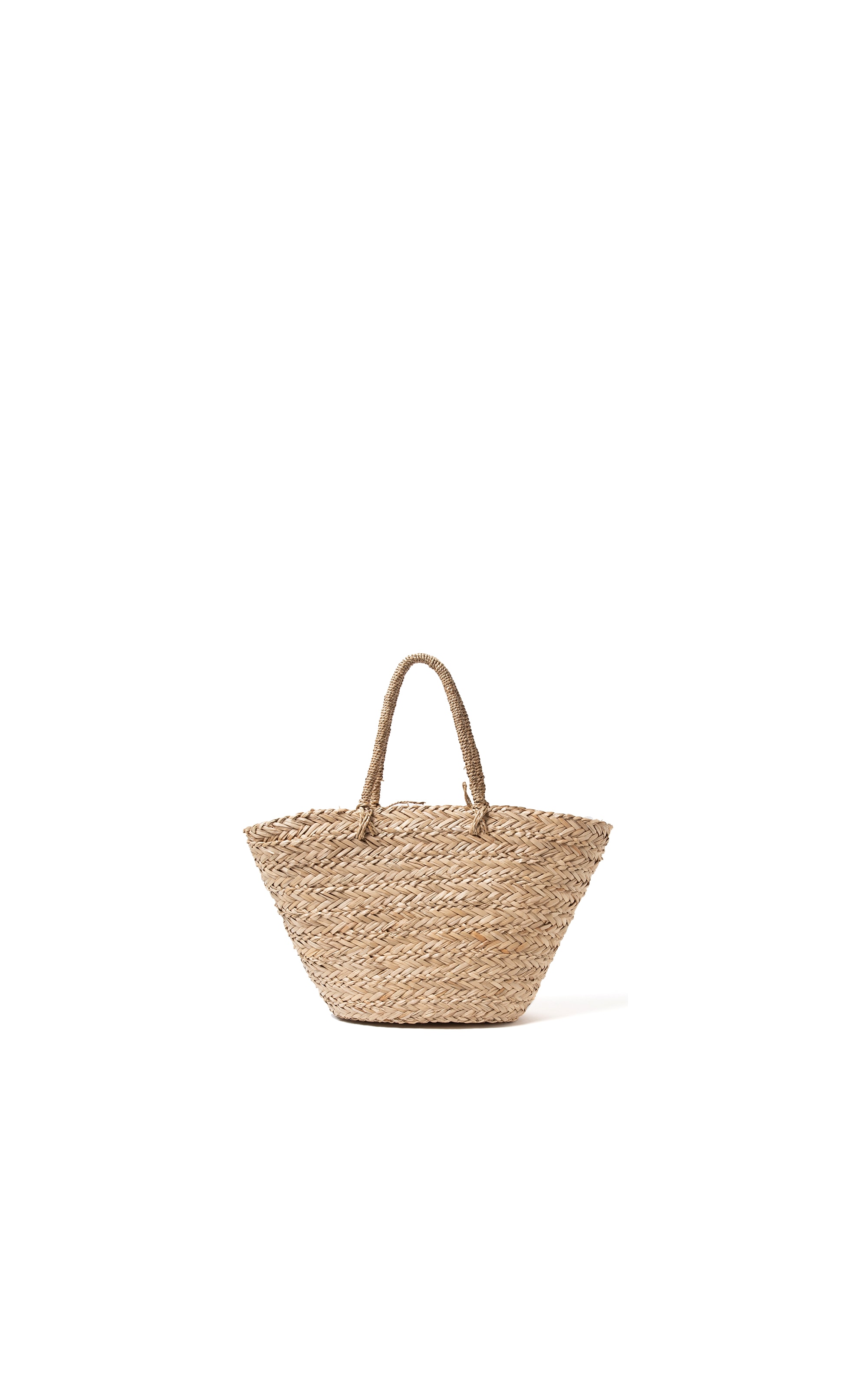 Shopping Bag Straw Sand Rch Cru