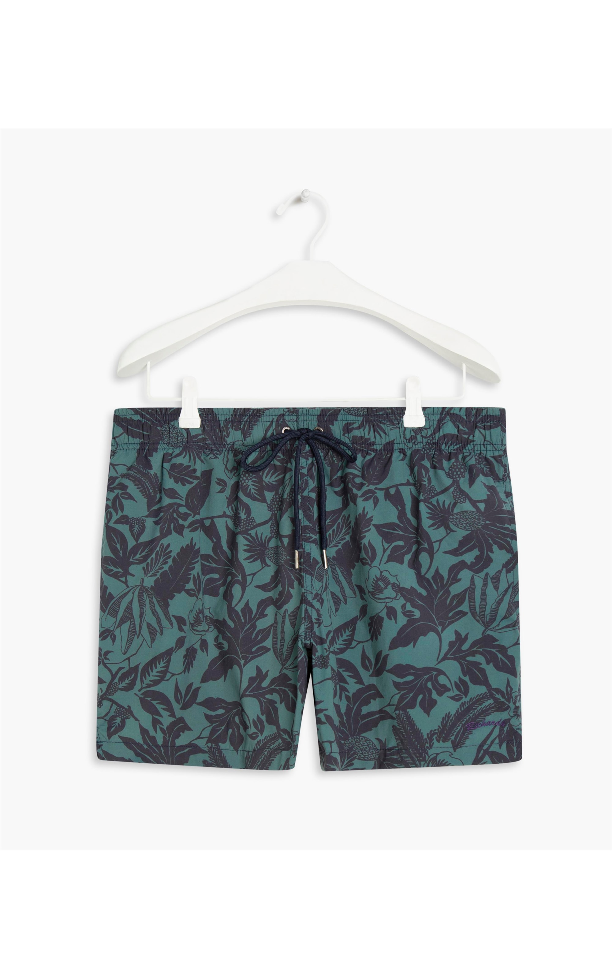 Short Biarritz Estampa Lisboa Petroleo