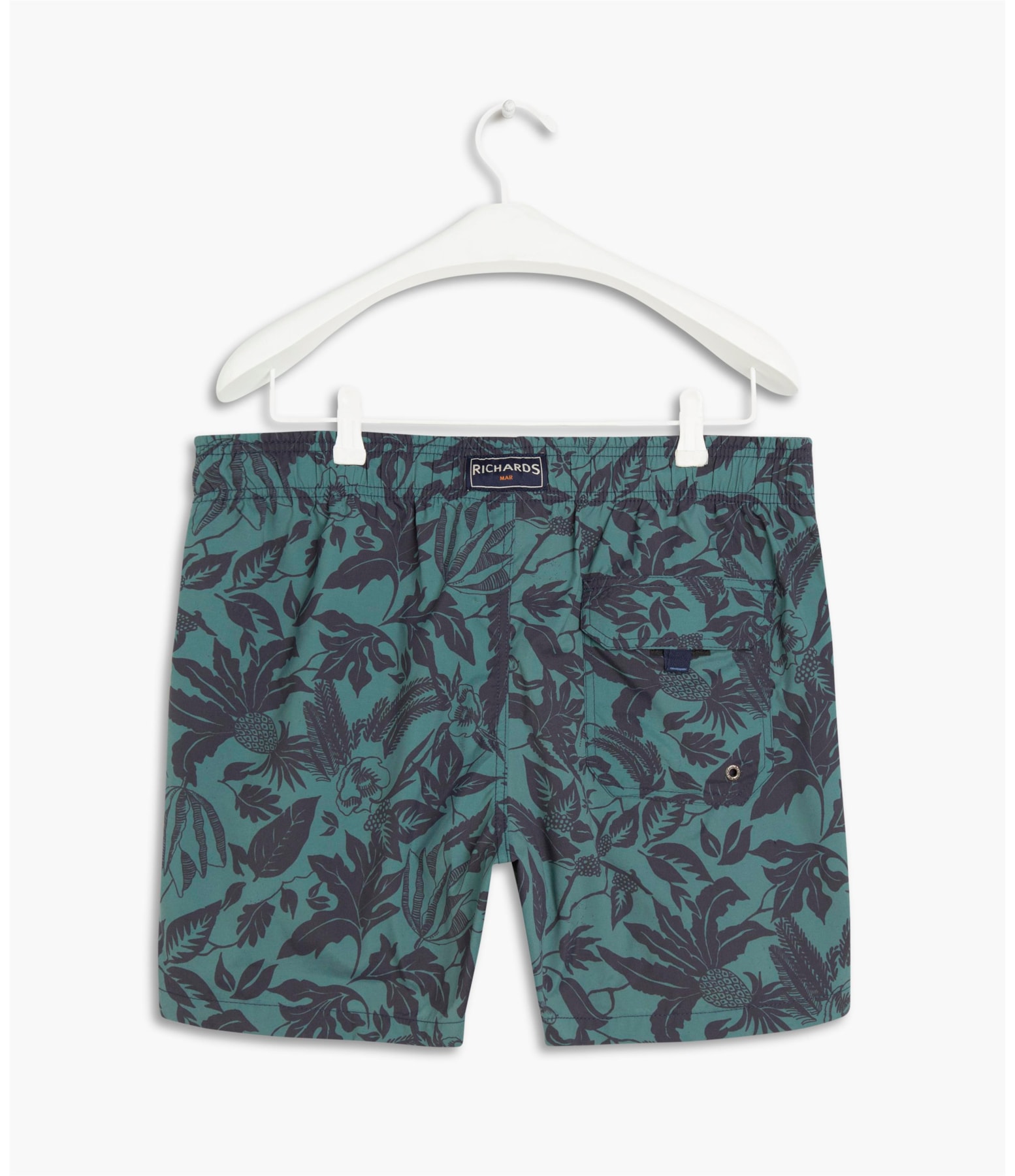Short Biarritz Estampa Lisboa Petroleo