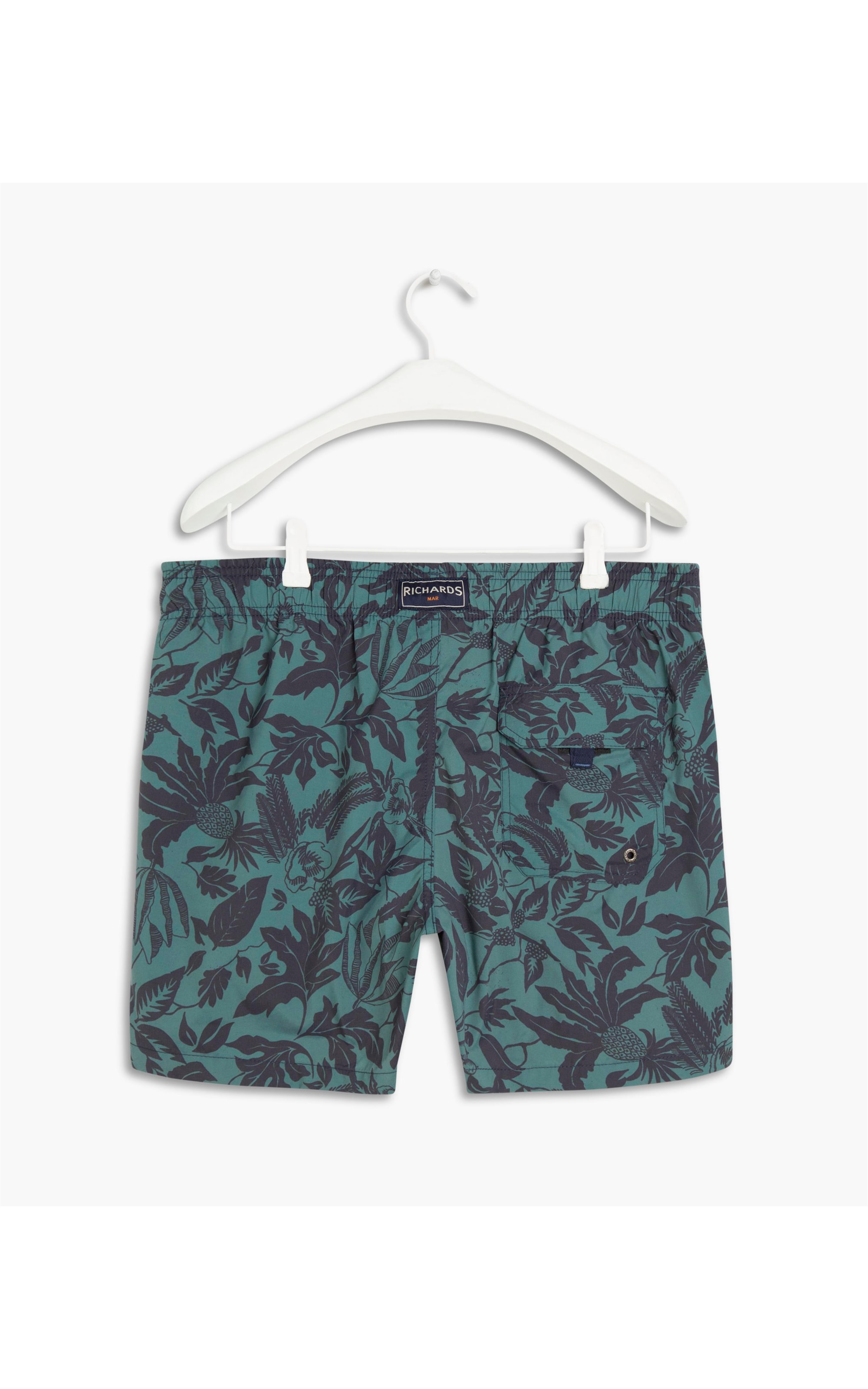 Short Biarritz Estampa Lisboa Petroleo