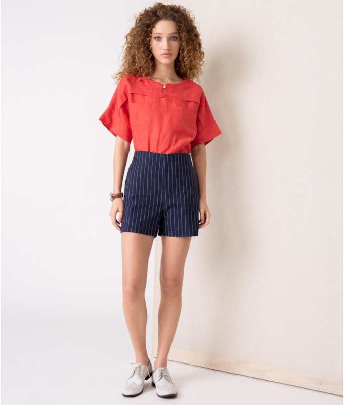 Short Calabria Ft Azul Marinho