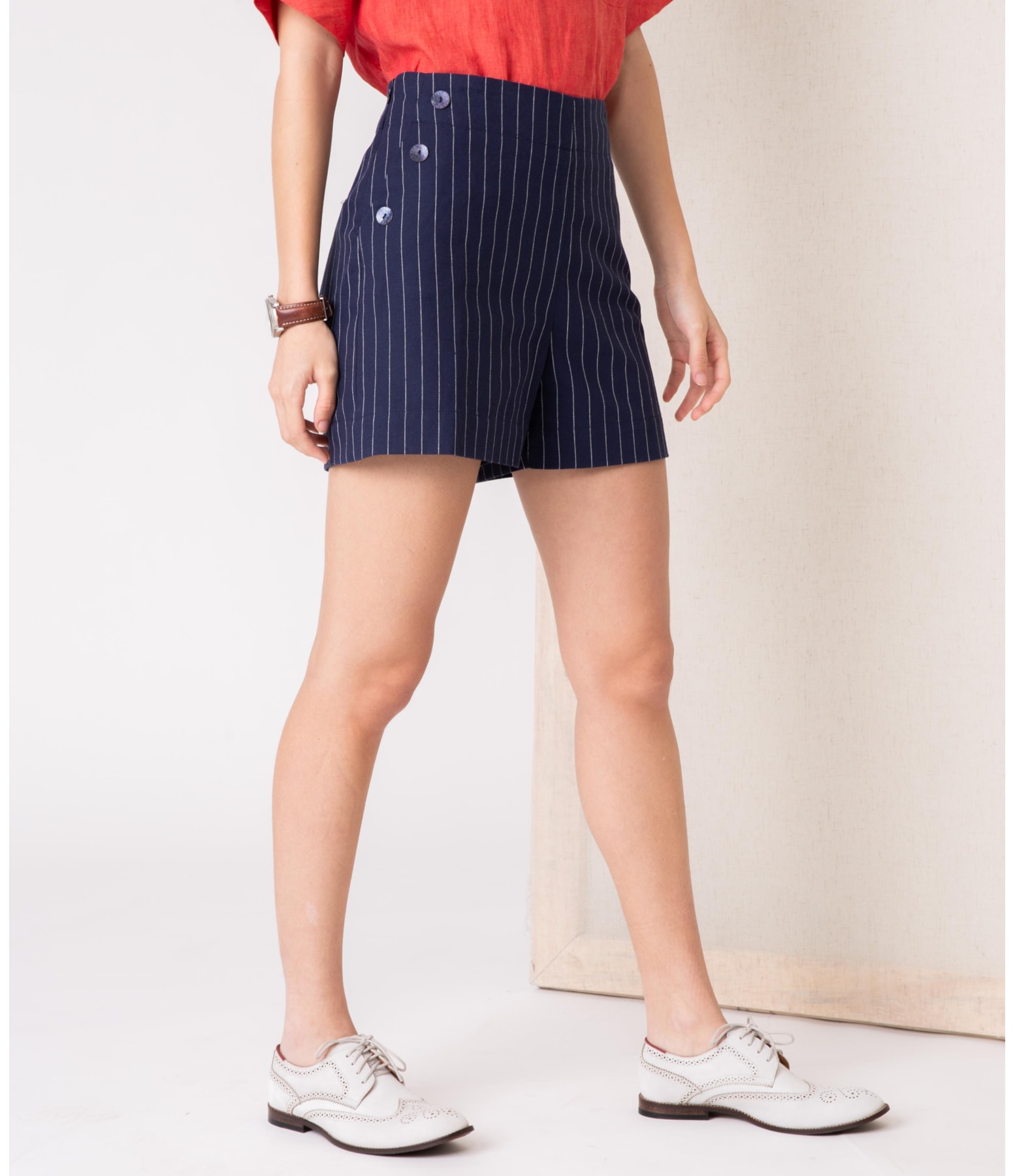 Short Calabria Ft Azul Marinho