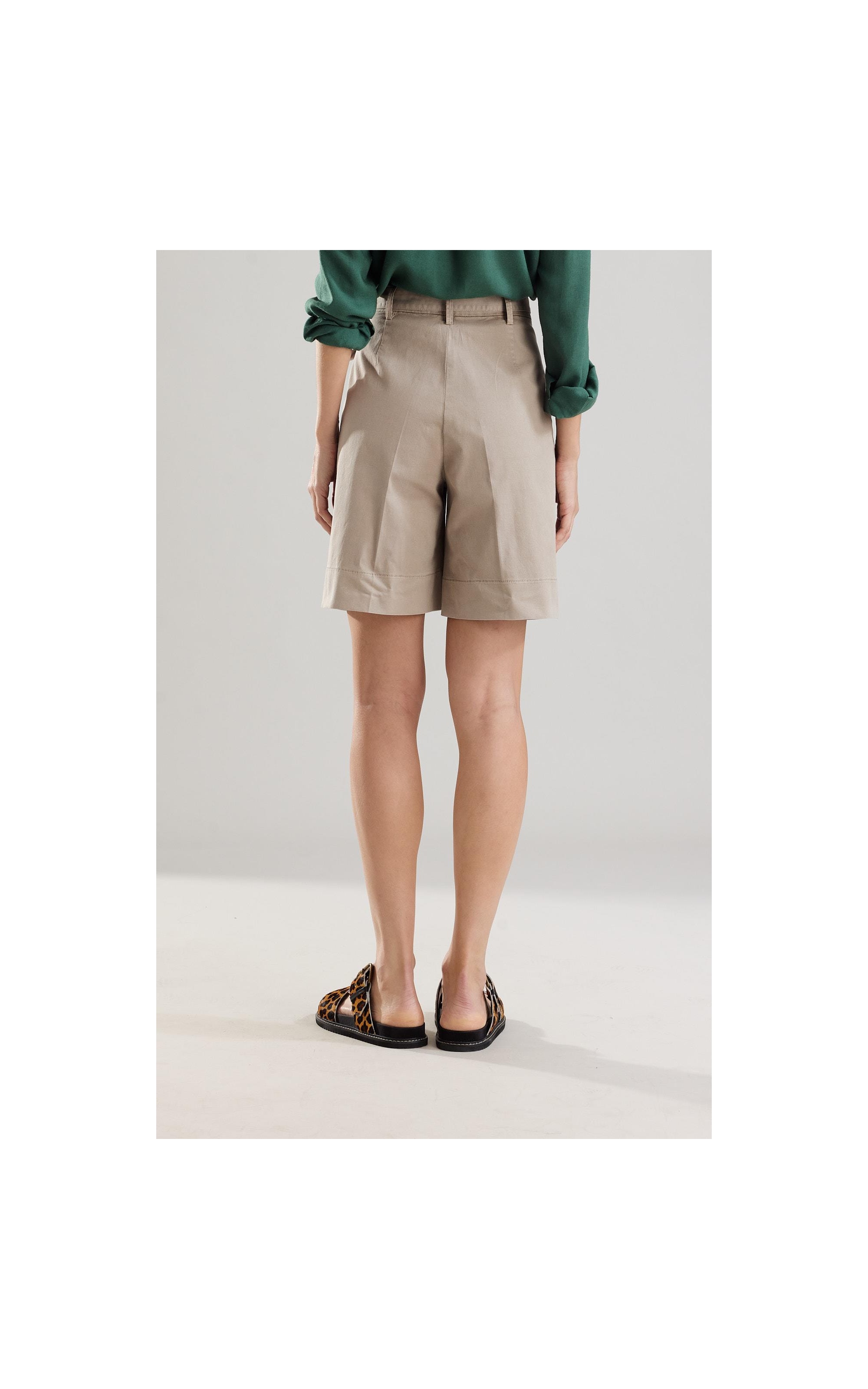 Short Canvas Faixa Luna Husk