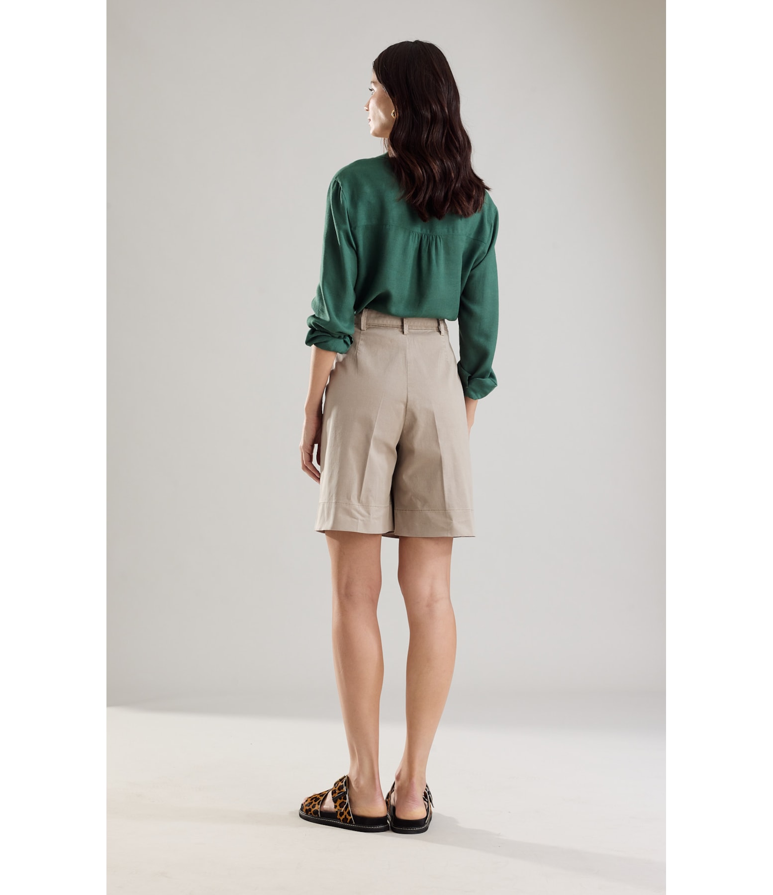 Short Canvas Faixa Luna Husk