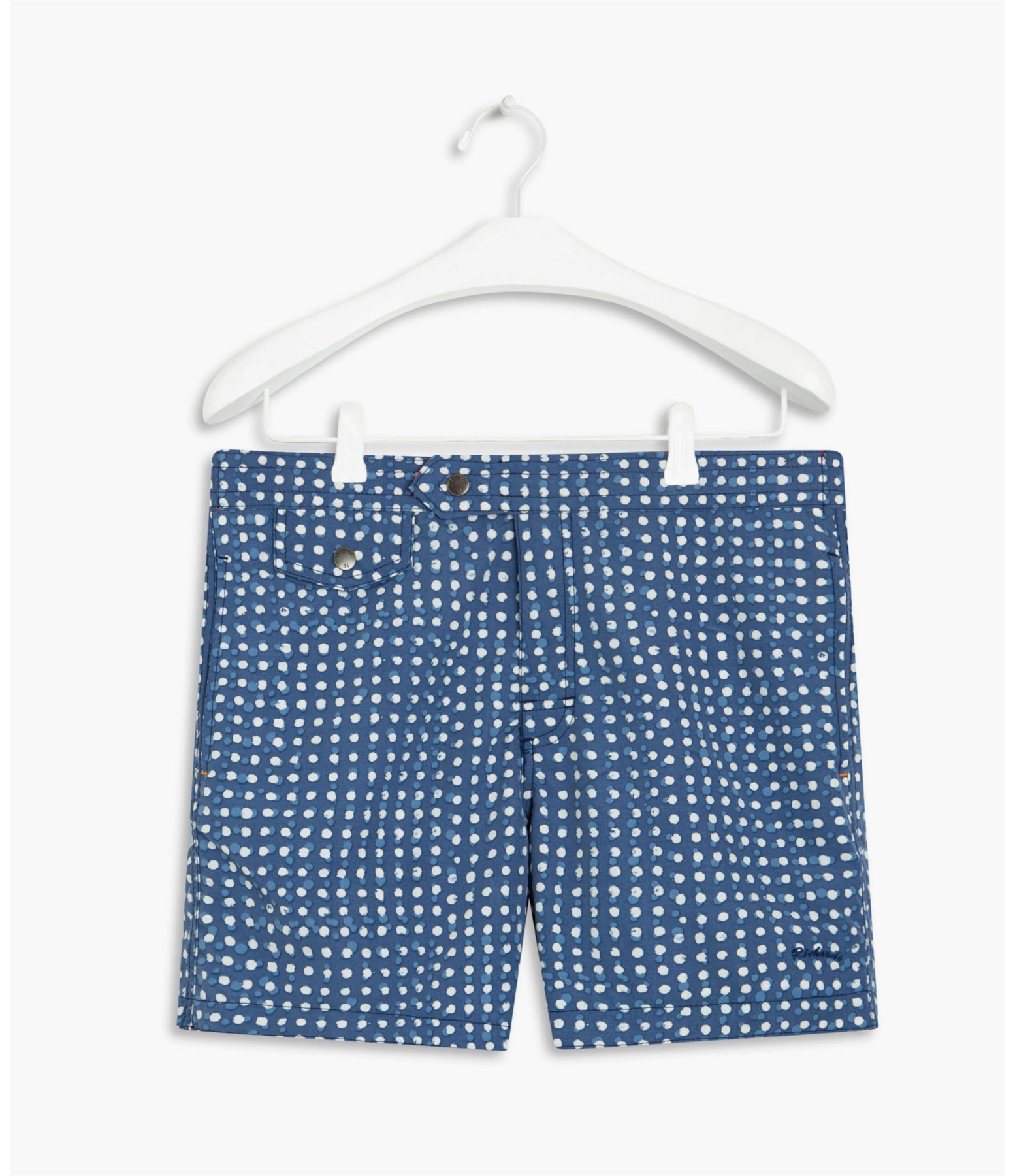 Short Capri Bolas Azul