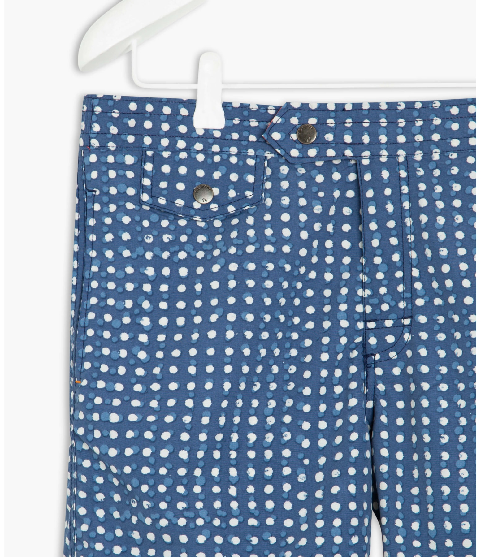 Short Capri Bolas Azul