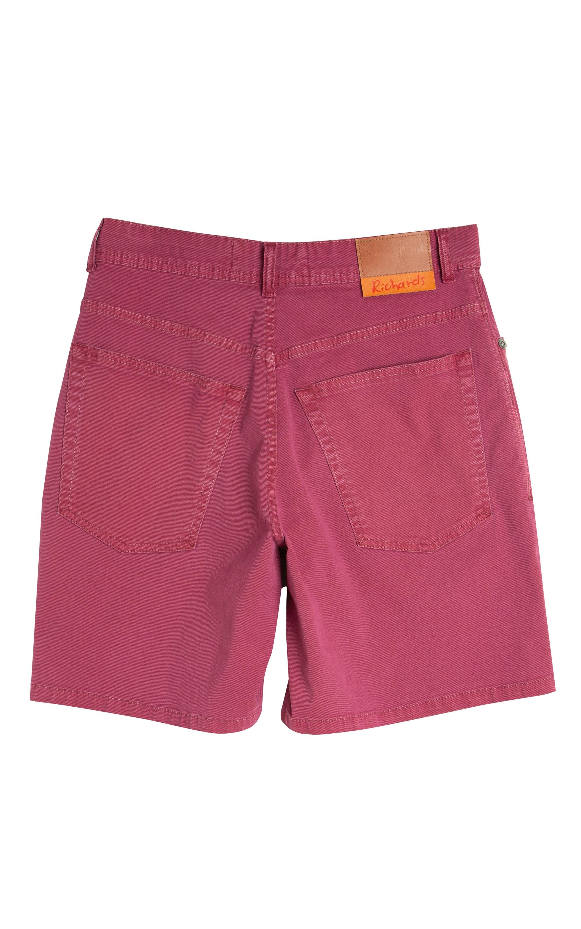 Short Five Pockets Rain Det Magenta