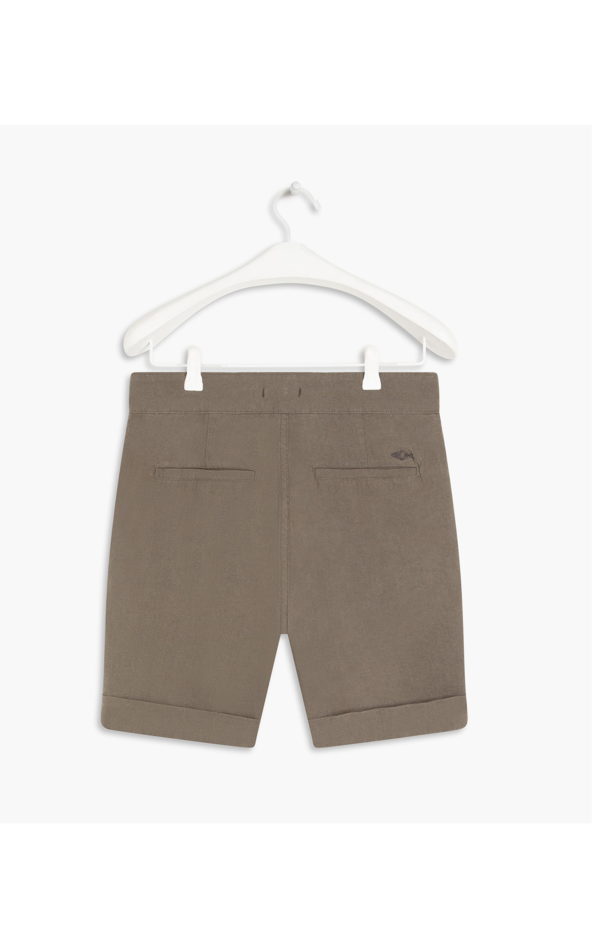 Short Linho  Cezane Verde Oliva