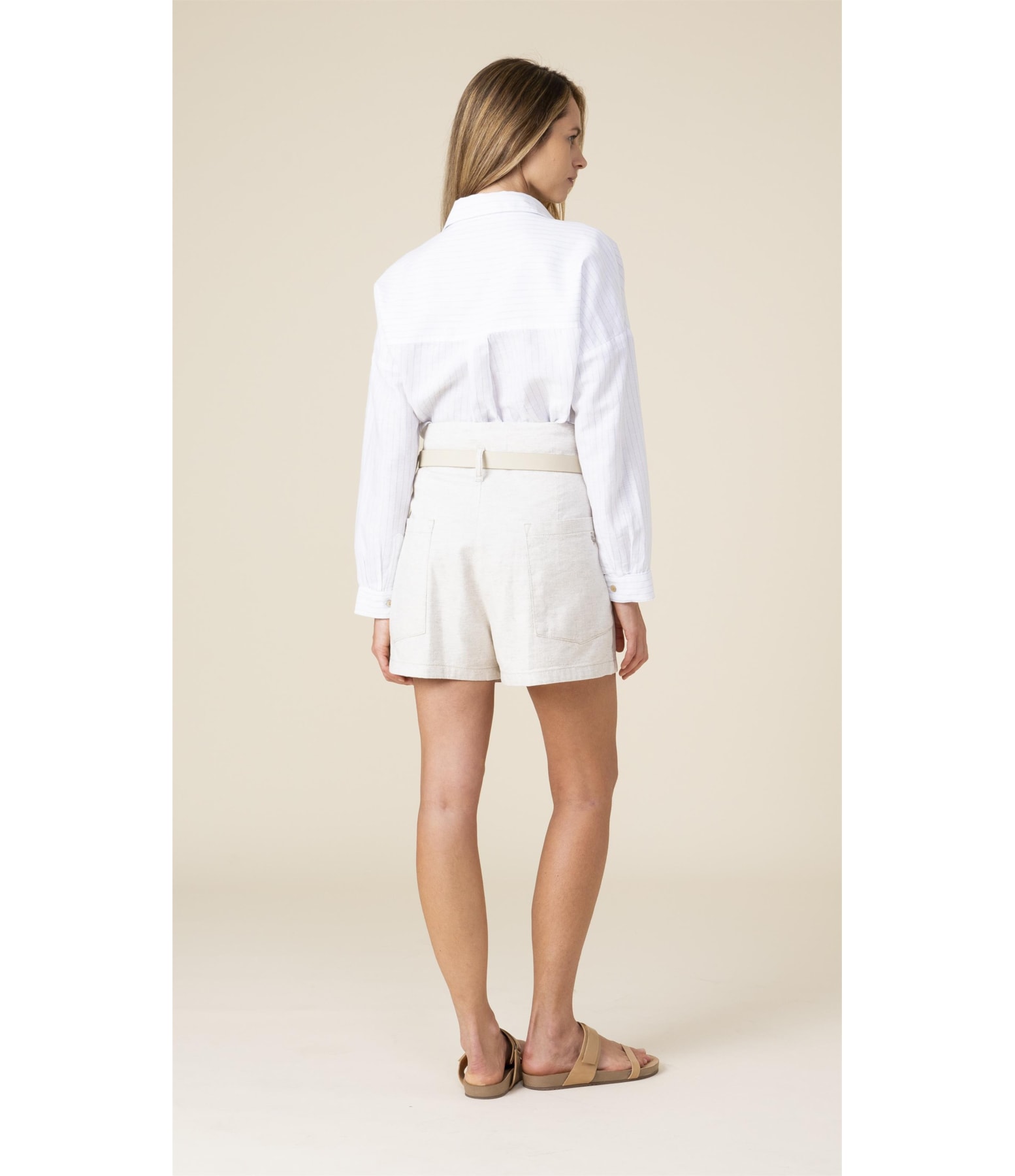 Short Linho  Clochard Panama Natural
