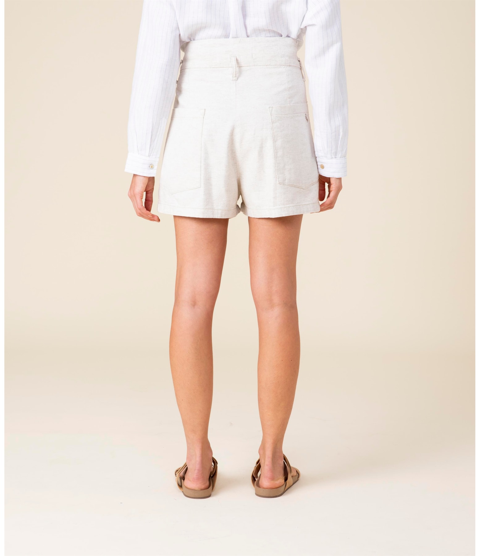 Short Linho  Clochard Panama Natural