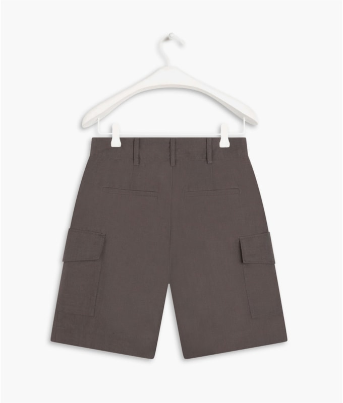 Short Linho  Dorian Chevil Ft Tabaco