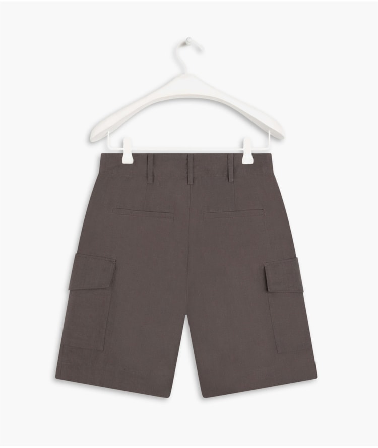 Short Linho  Dorian Chevil Ft Tabaco