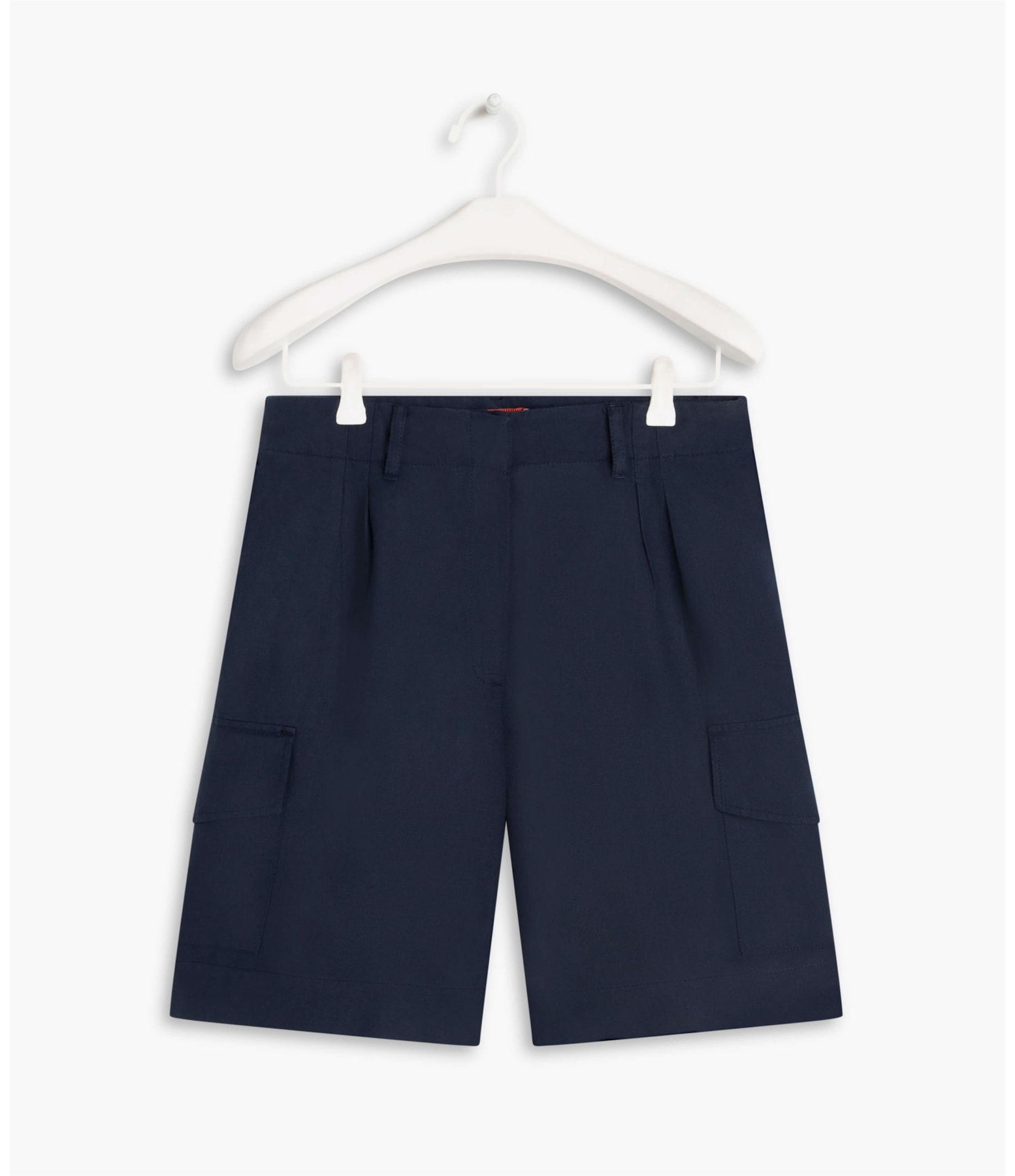 Short Linho  Dorian Purple Blue