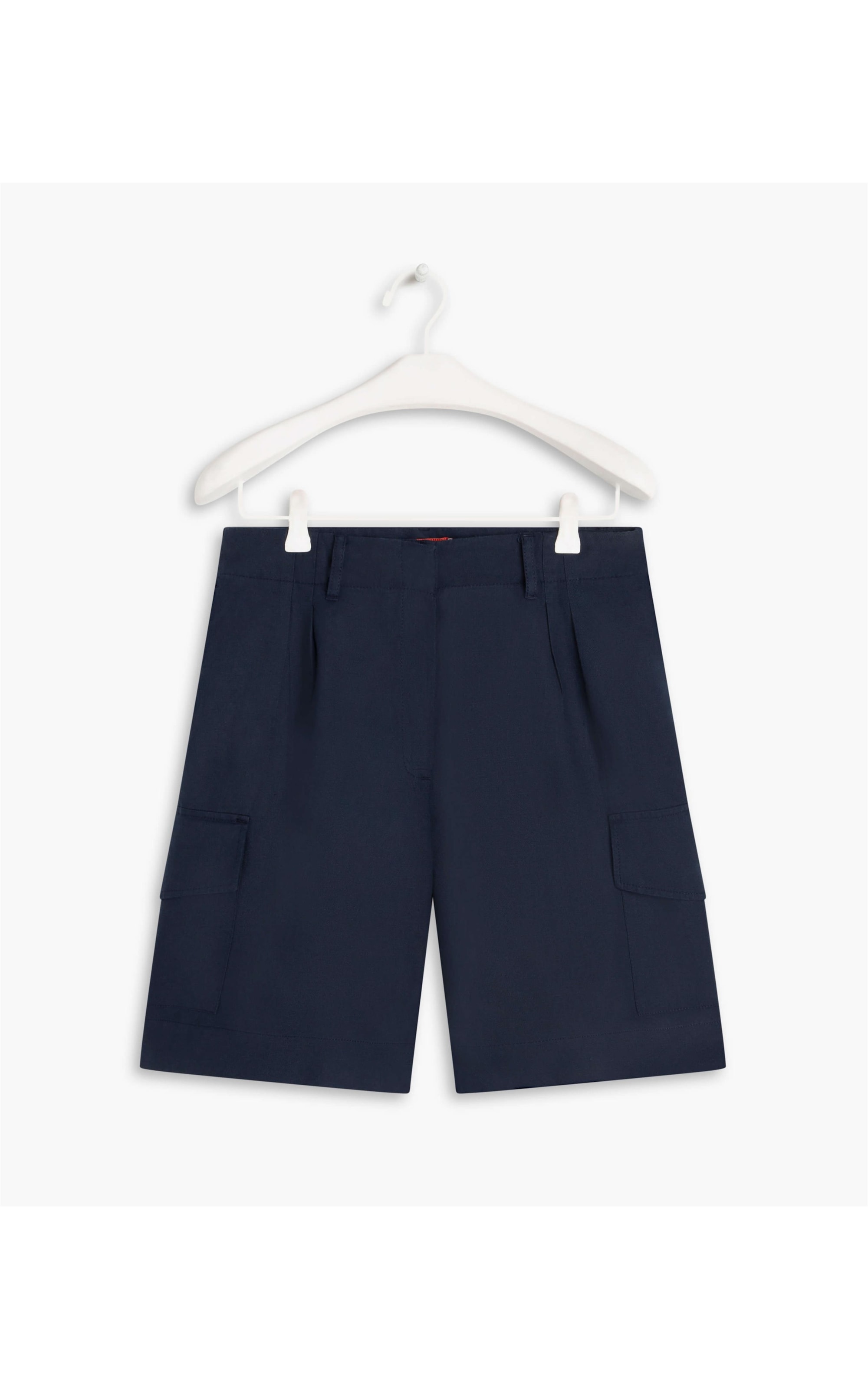 Short Linho  Dorian Purple Blue