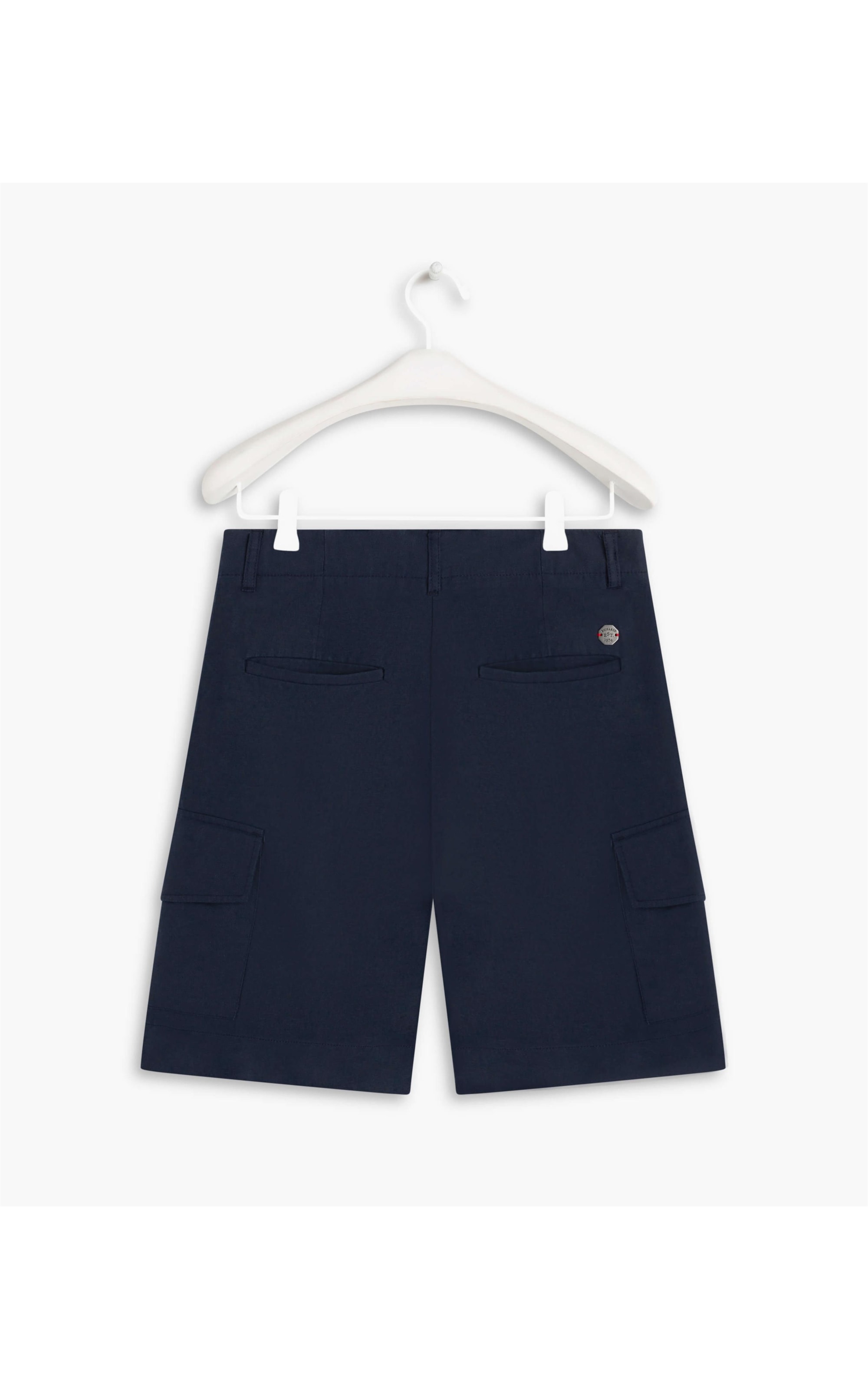 Short Linho  Dorian Purple Blue
