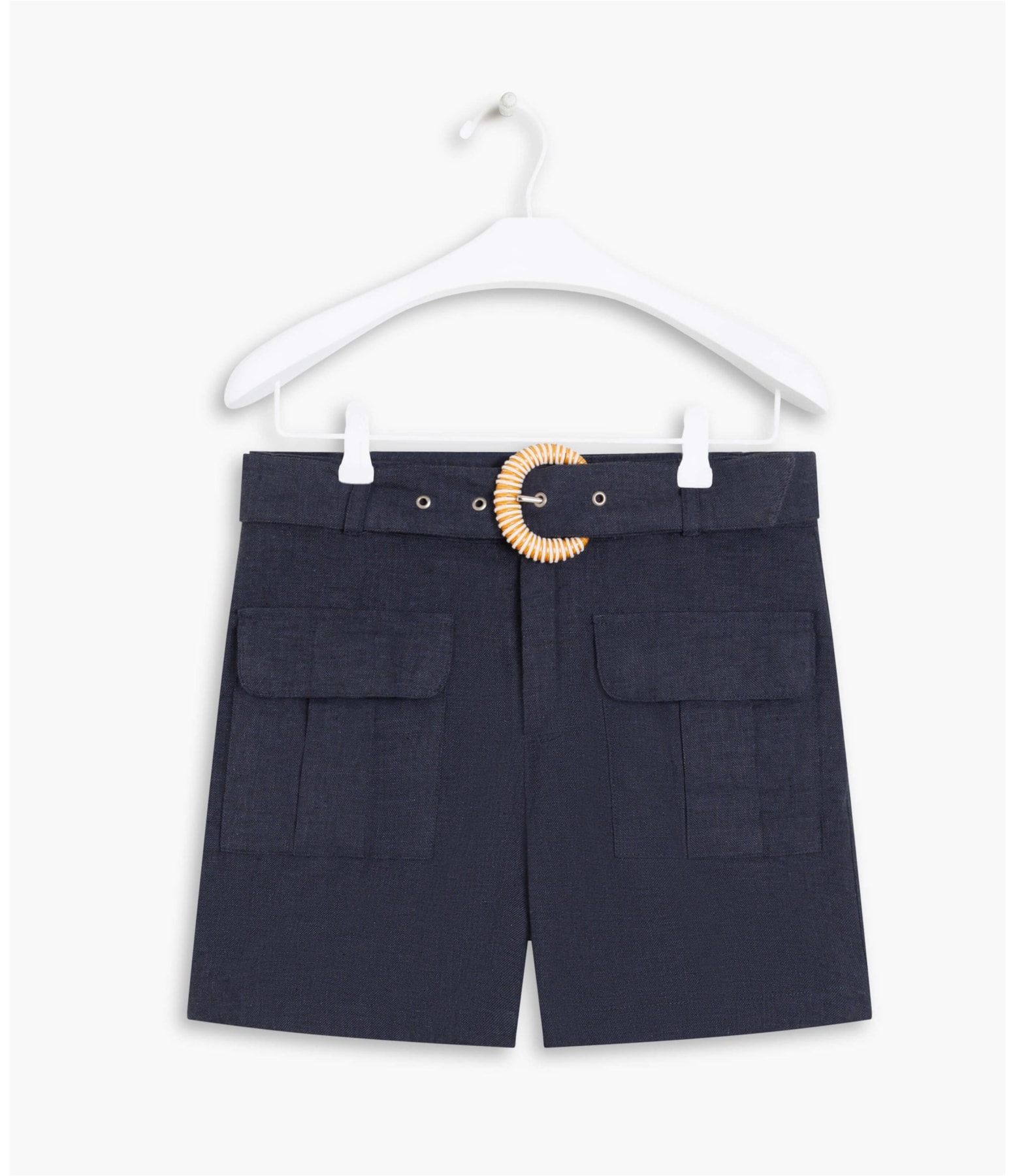 Short Linho  Emily Dark Navy