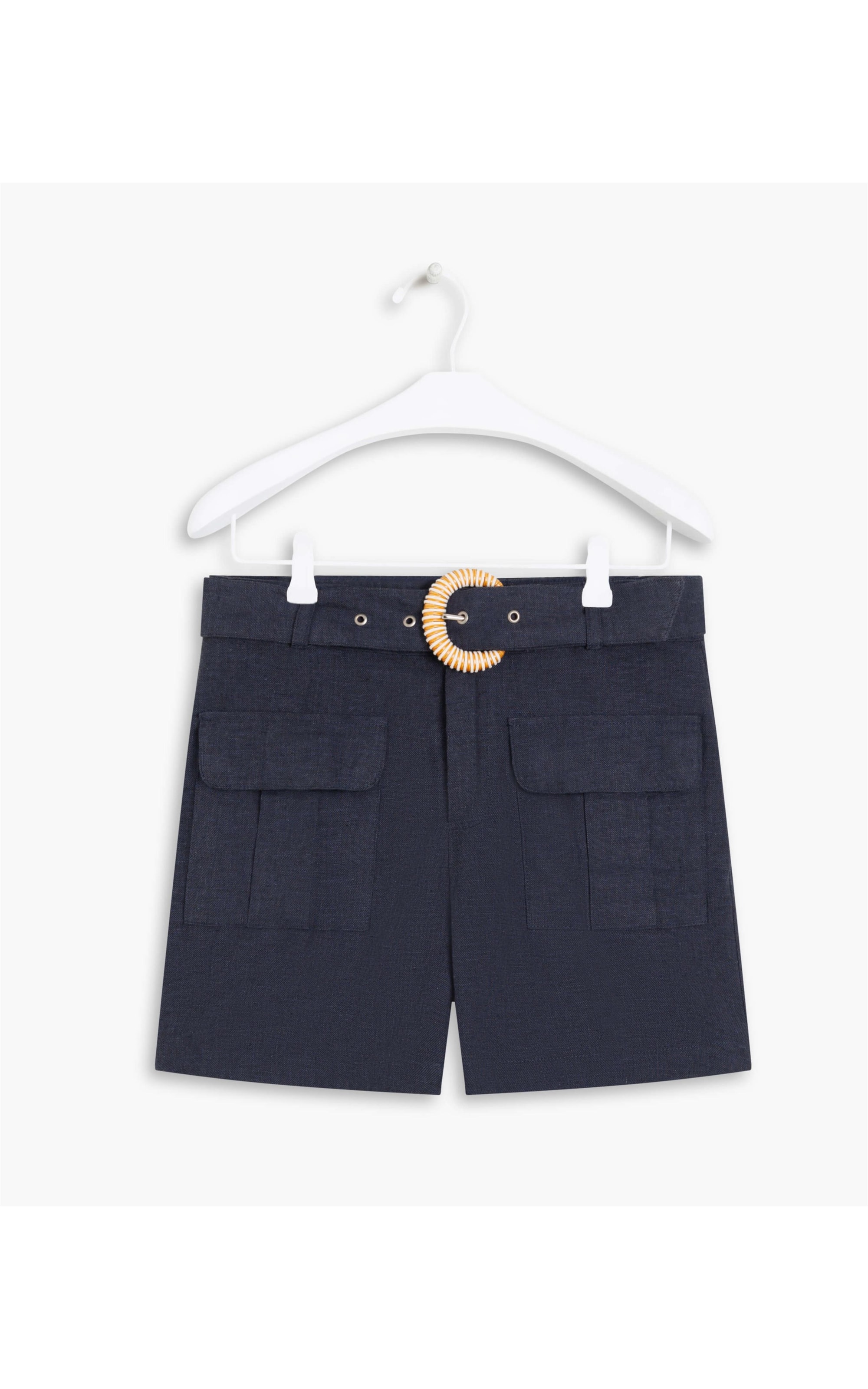 Short Linho  Emily Dark Navy