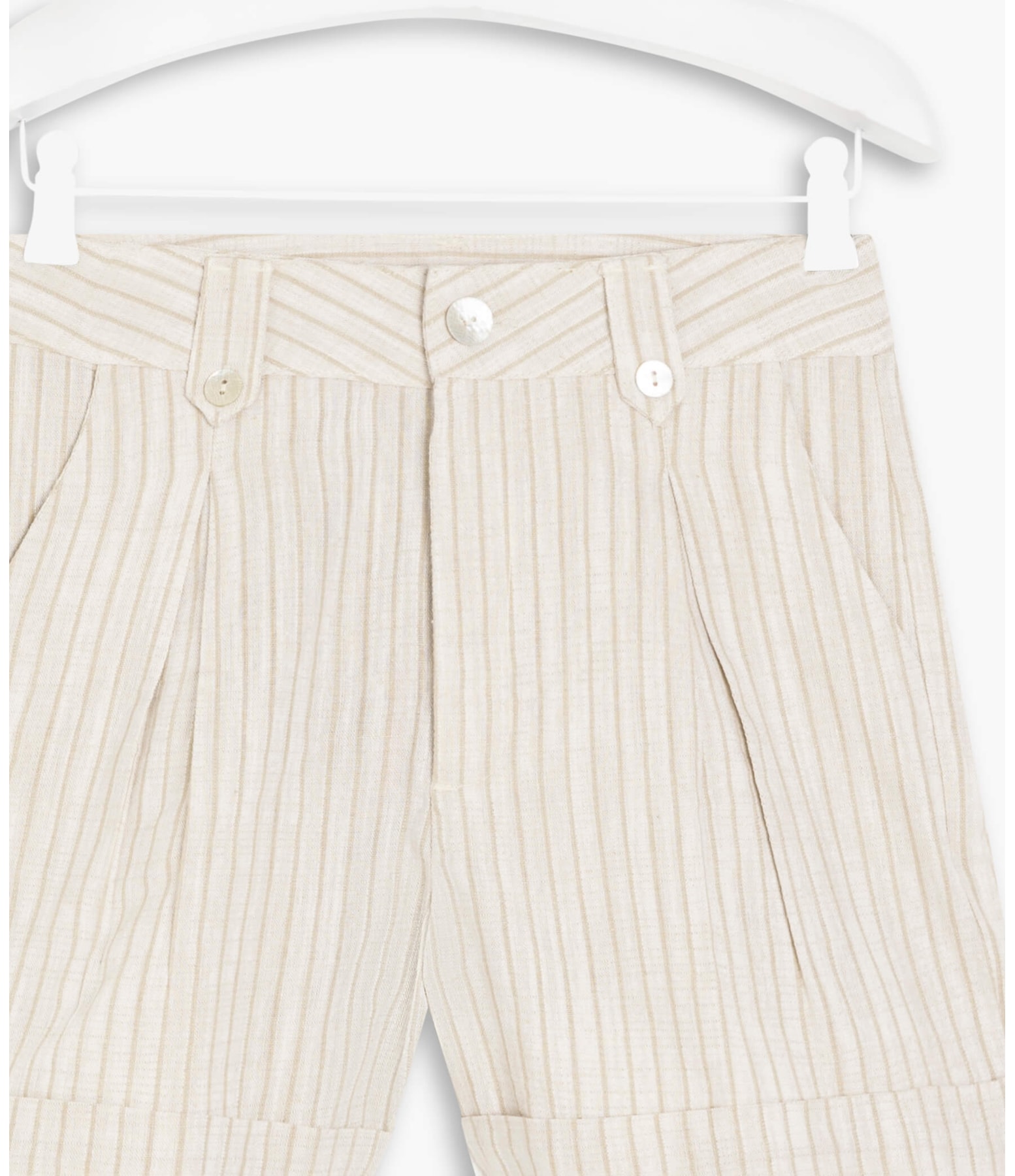 Short Linho  Jules Stripes Areia