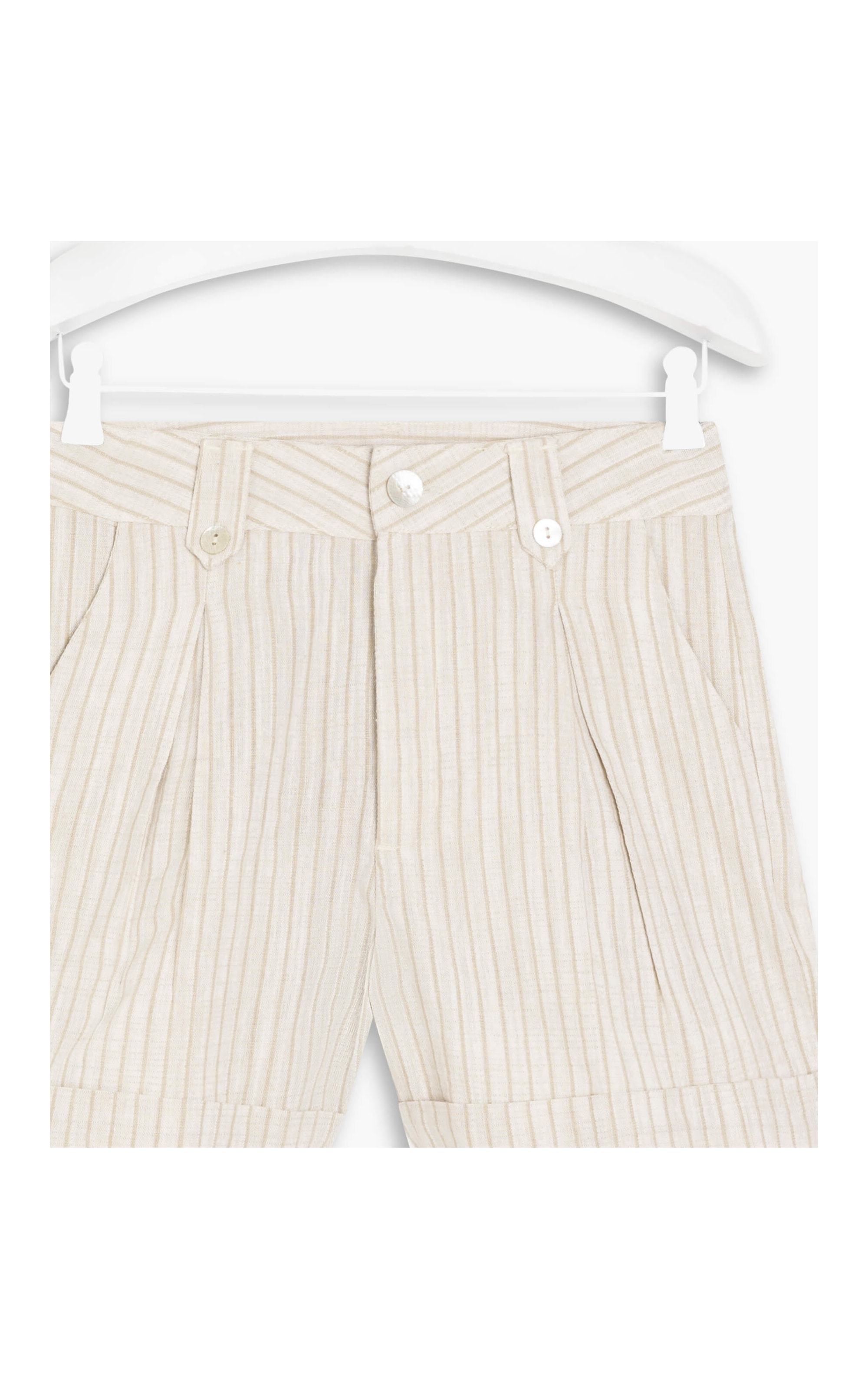 Short Linho  Jules Stripes Areia