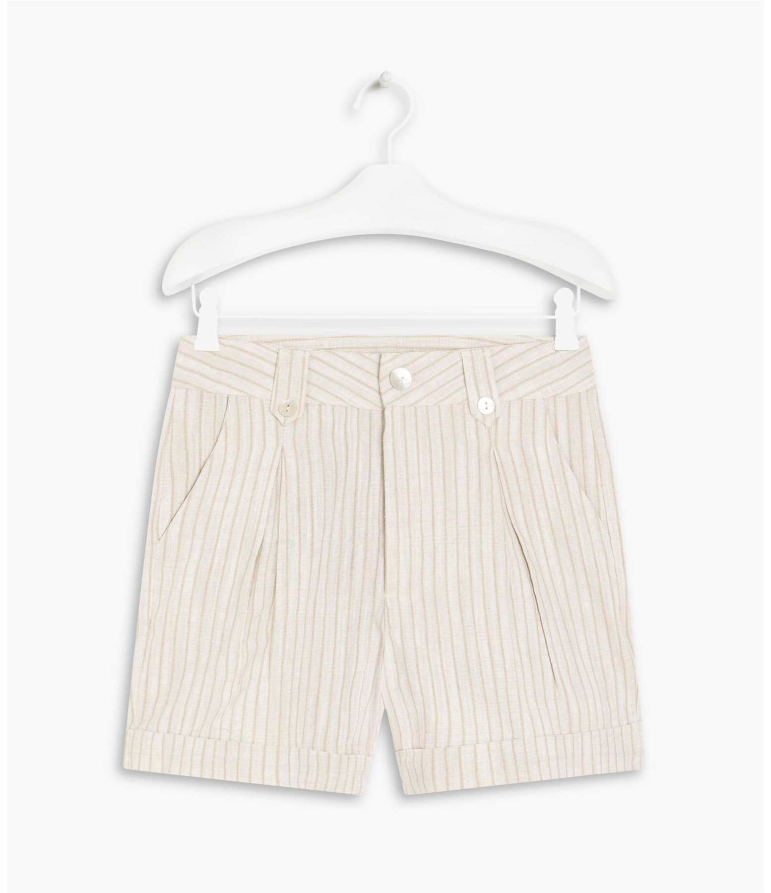 Short Linho  Jules Stripes Areia