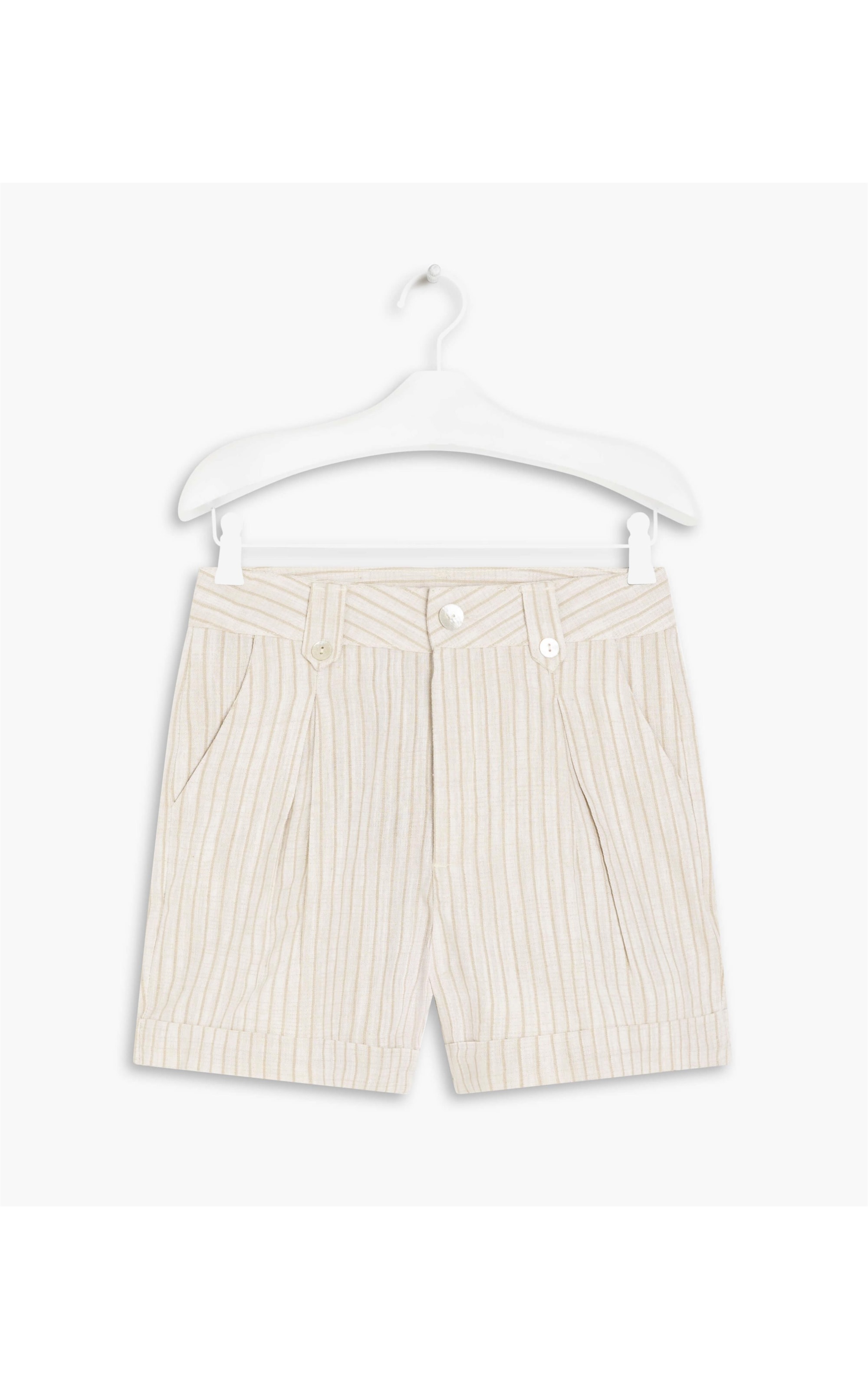 Short Linho  Jules Stripes Areia