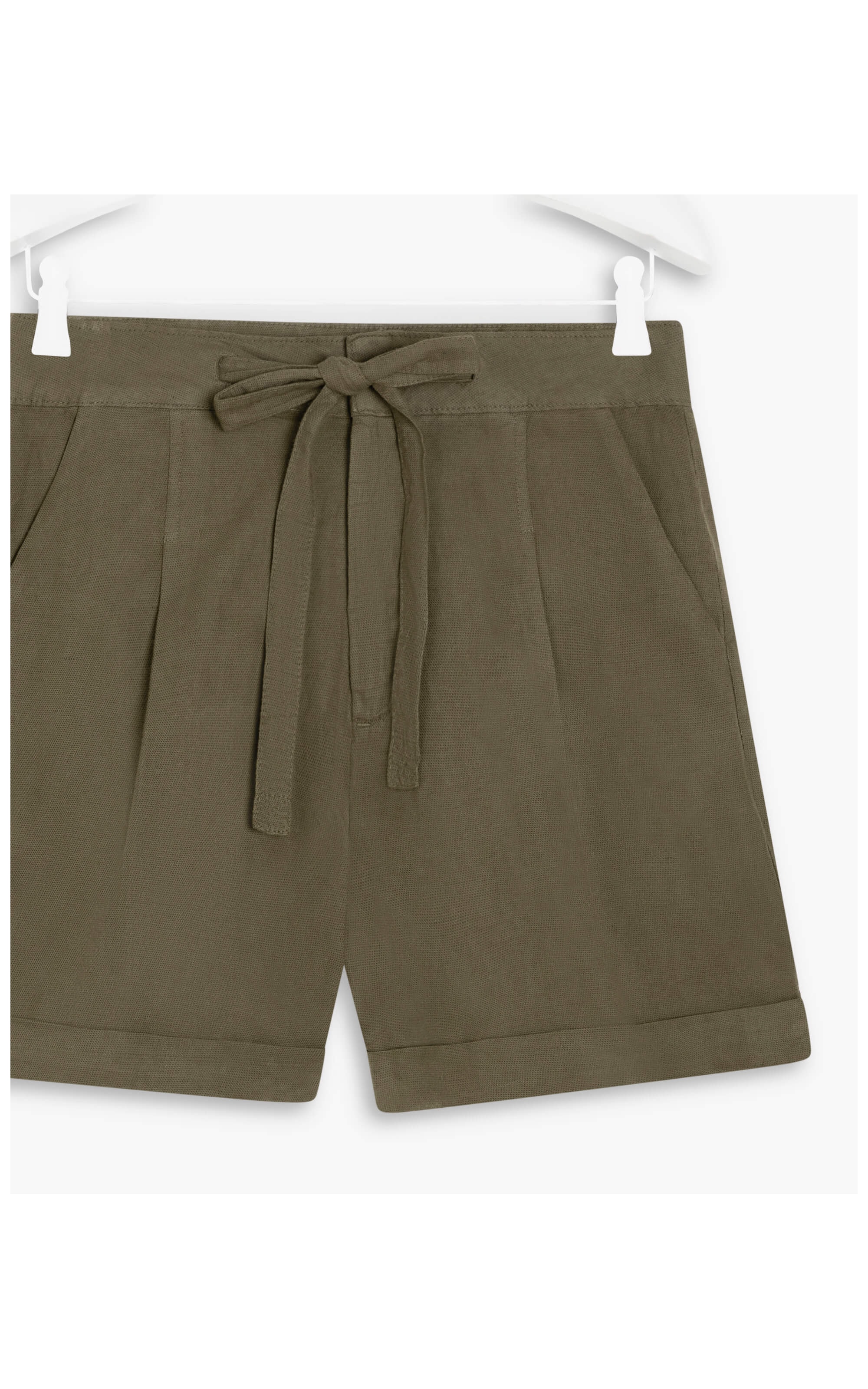 Short Linho  Mare Tabaco