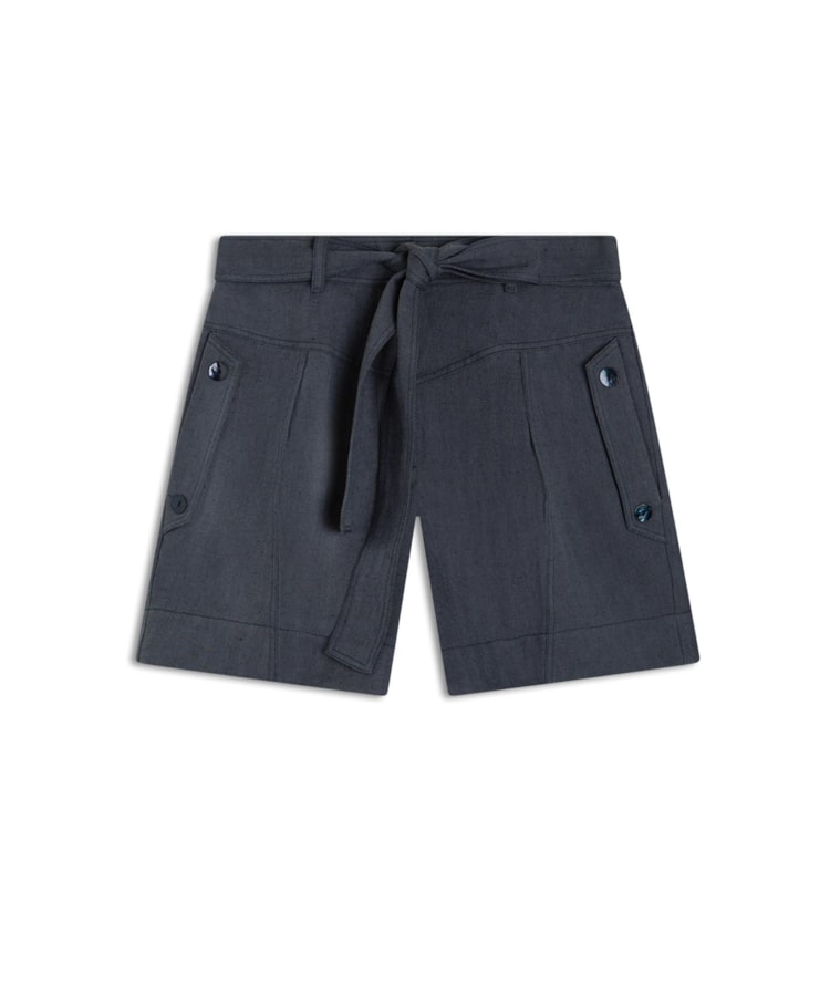 Short Linho  Martina Chevil Marinho