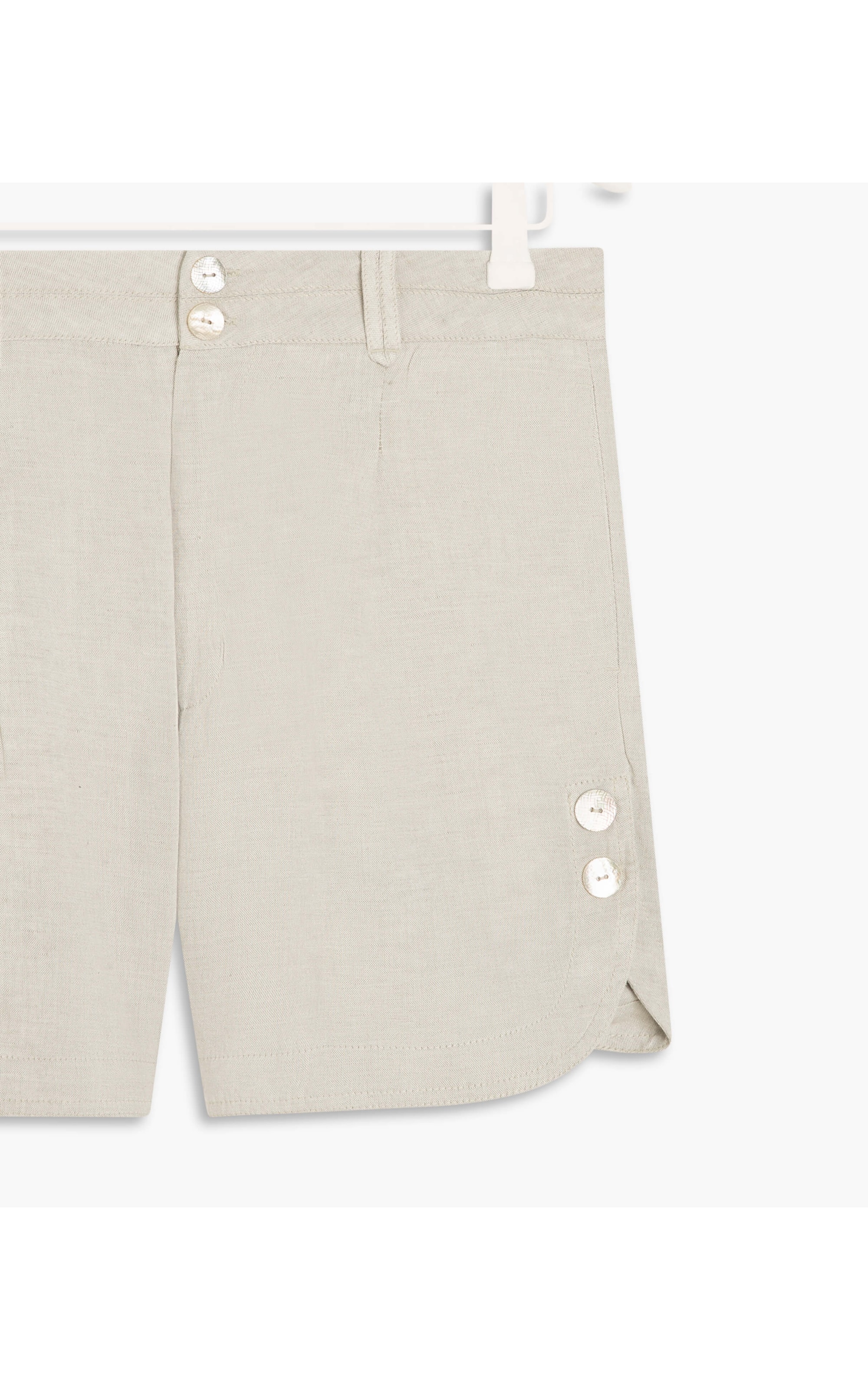 Short Linho  Pipa Prata